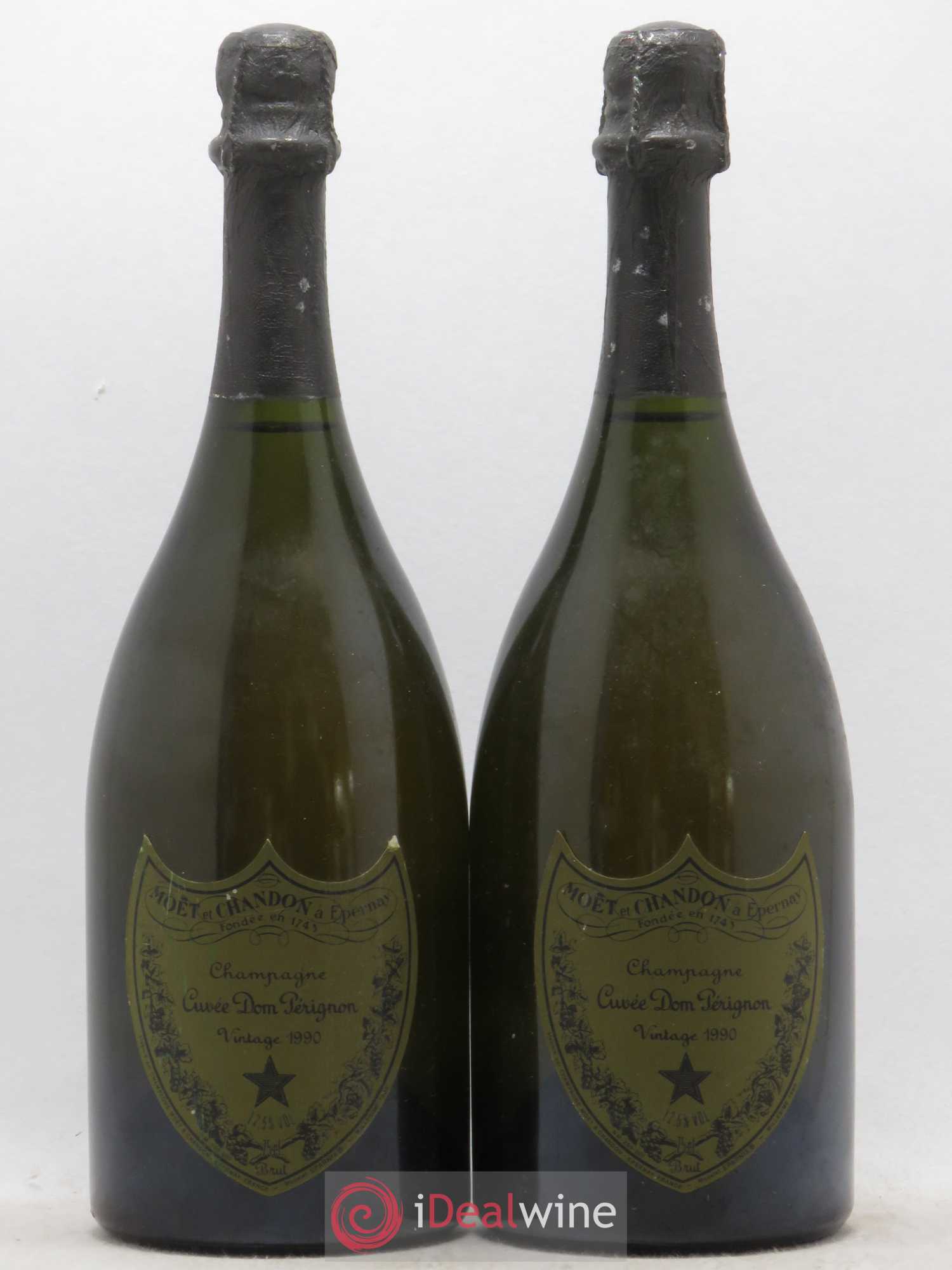 Brut Dom Pérignon 1990 - Lot de 2 bouteilles - 0