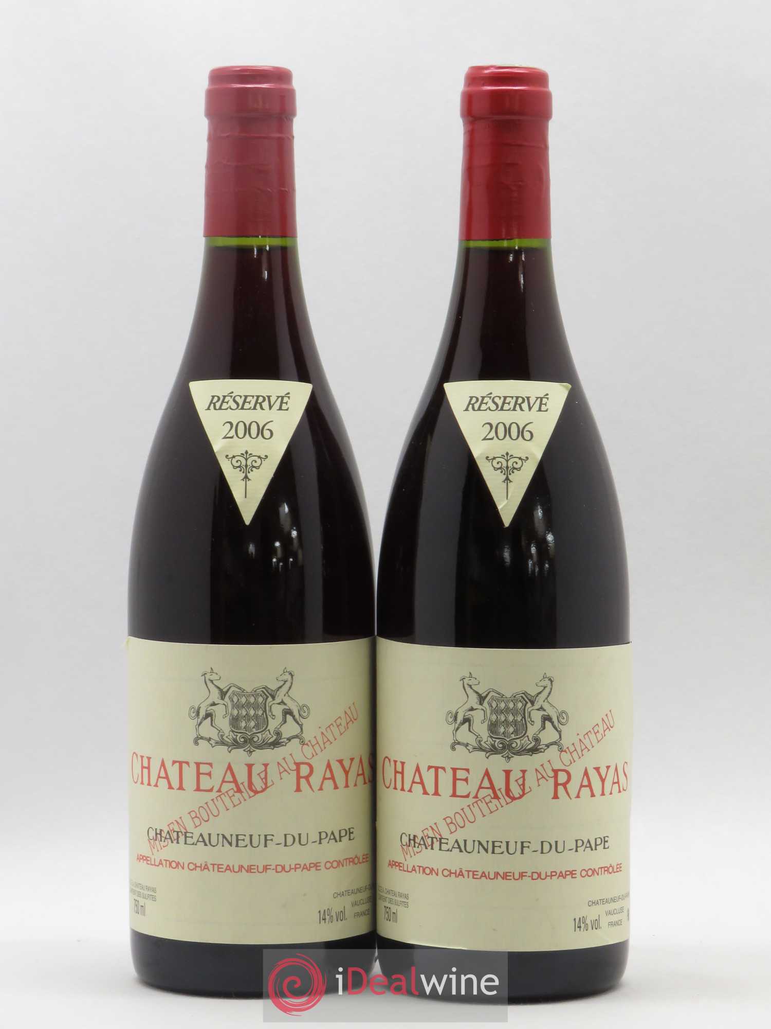 Châteauneuf-du-Pape Château Rayas Emmanuel Reynaud 2006 - Lot de 2 bouteilles - 0