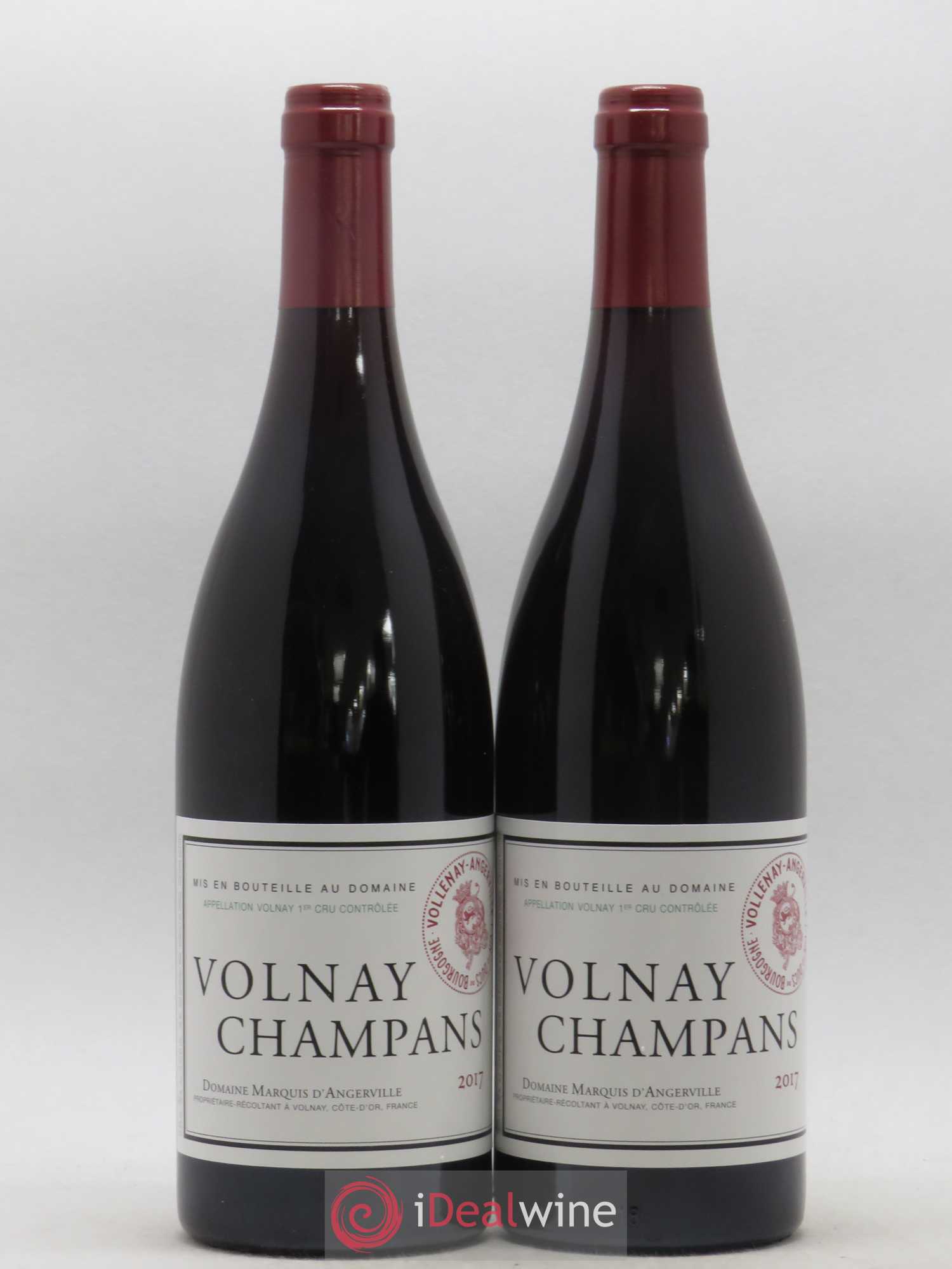 Volnay 1er Cru Champans Marquis d'Angerville (Domaine) 2017 - Lot de 2 bouteilles - 0