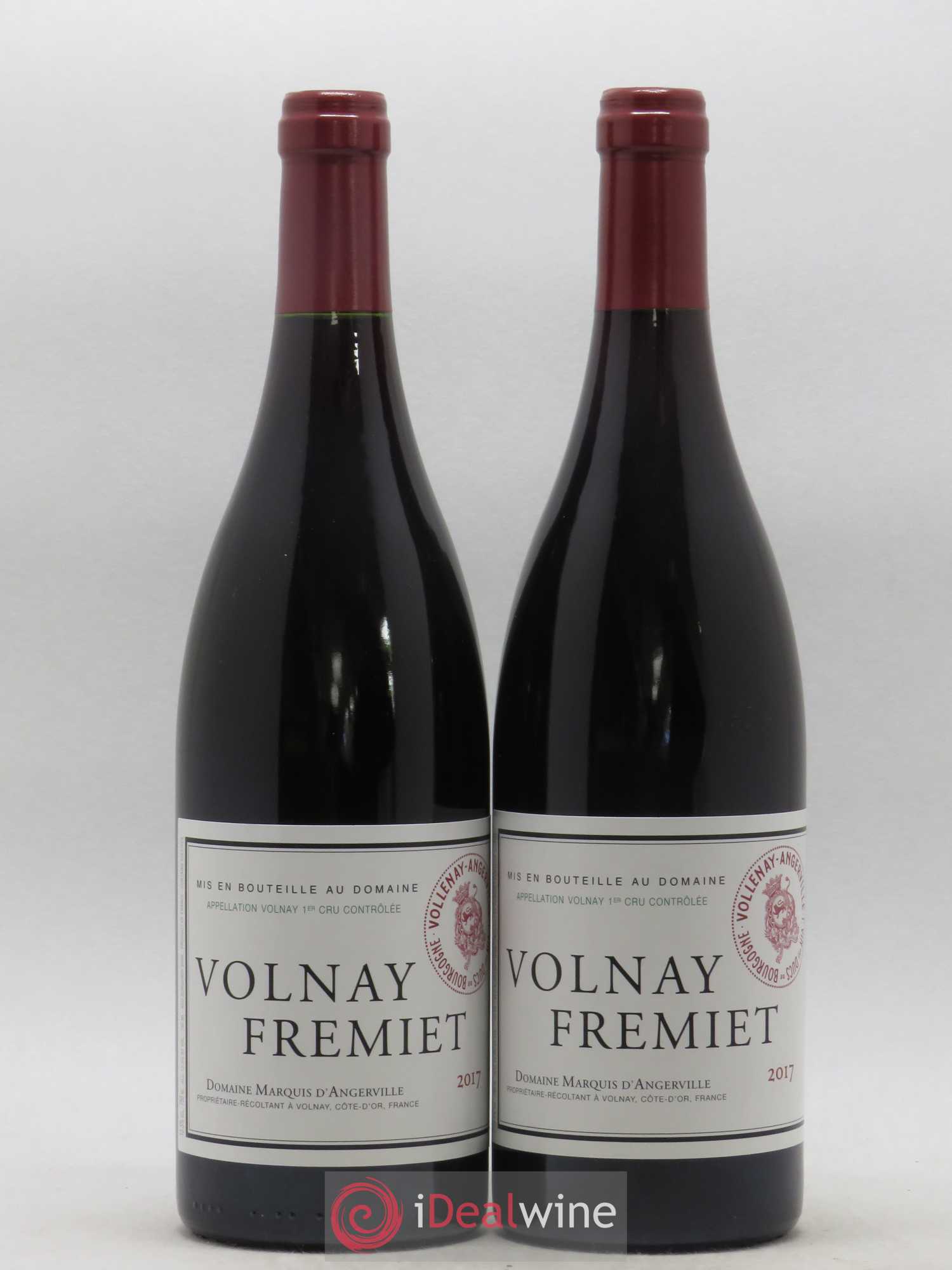 Volnay 1er Cru Frémiet Marquis d'Angerville (Domaine) 2017 - Lot de 2 bouteilles - 0