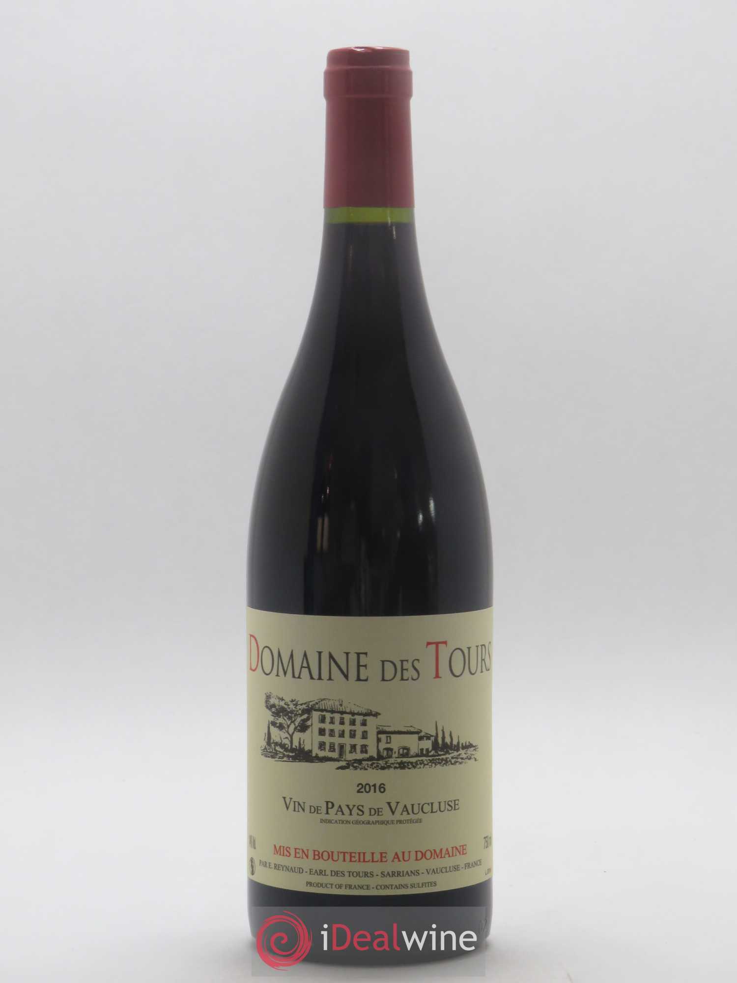 Vaucluse (Vin de Pays de Vaucluse) Domaine des Tours Emmanuel Reynaud 2016 - Posten von 1 Flasche - 0