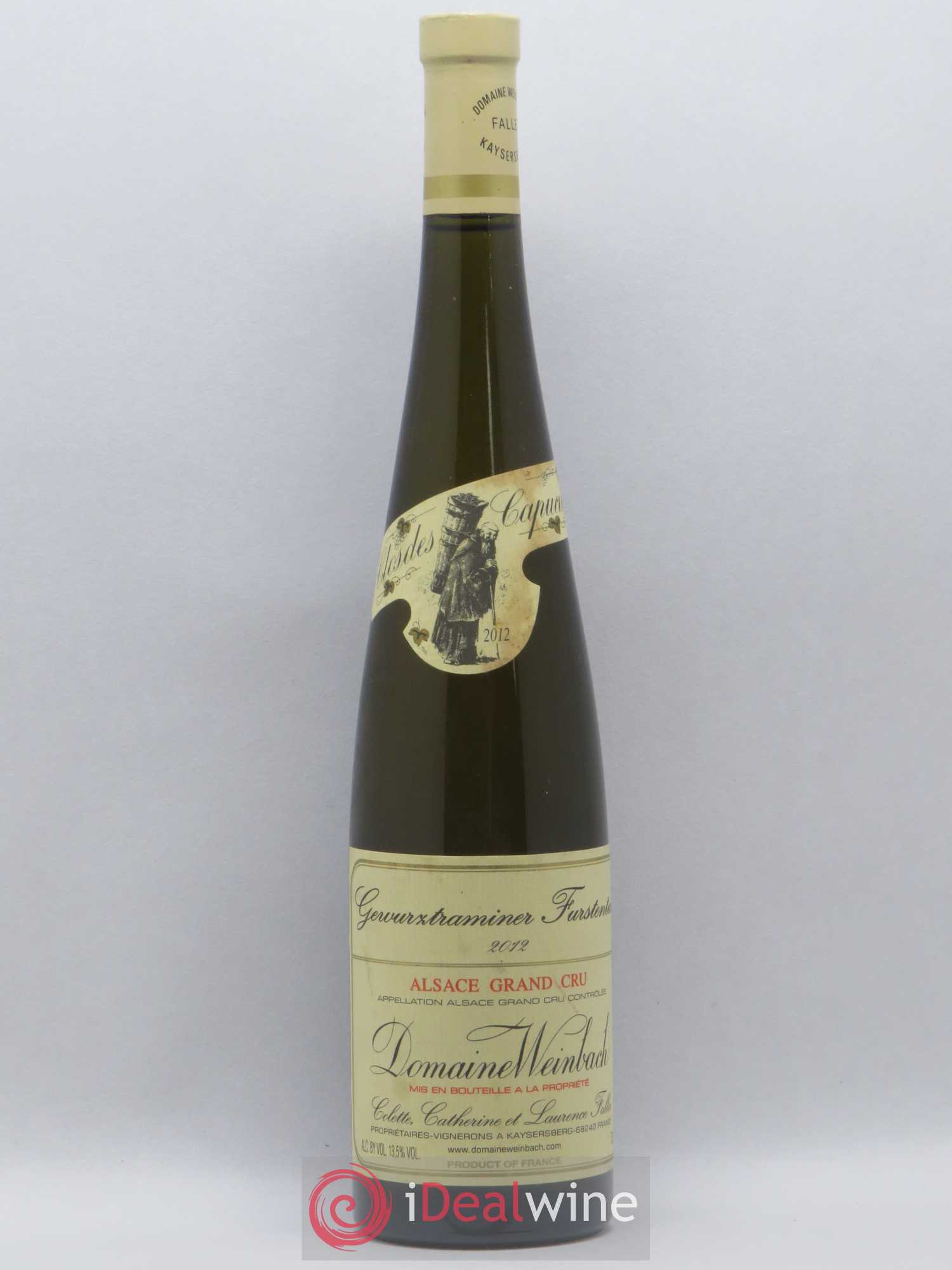 Alsace Grand Cru Gewurztraminer Furstentum Weinbach (Domaine) 2012 - Lot de 1 bouteille - 0