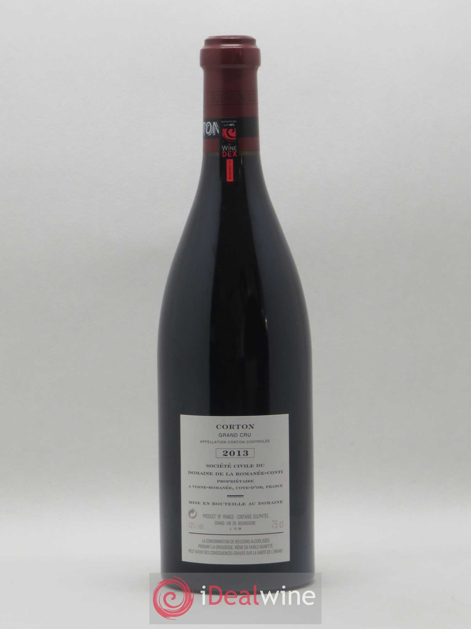 Corton Grand Cru Domaine de la Romanée-Conti 2013 - Lot de 1 bouteille - 1