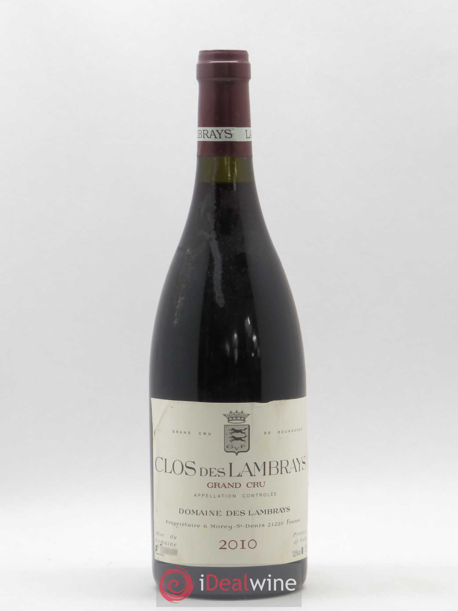 Clos des Lambrays Grand Cru Domaine des Lambrays 2010 - Lot de 1 bouteille - 0