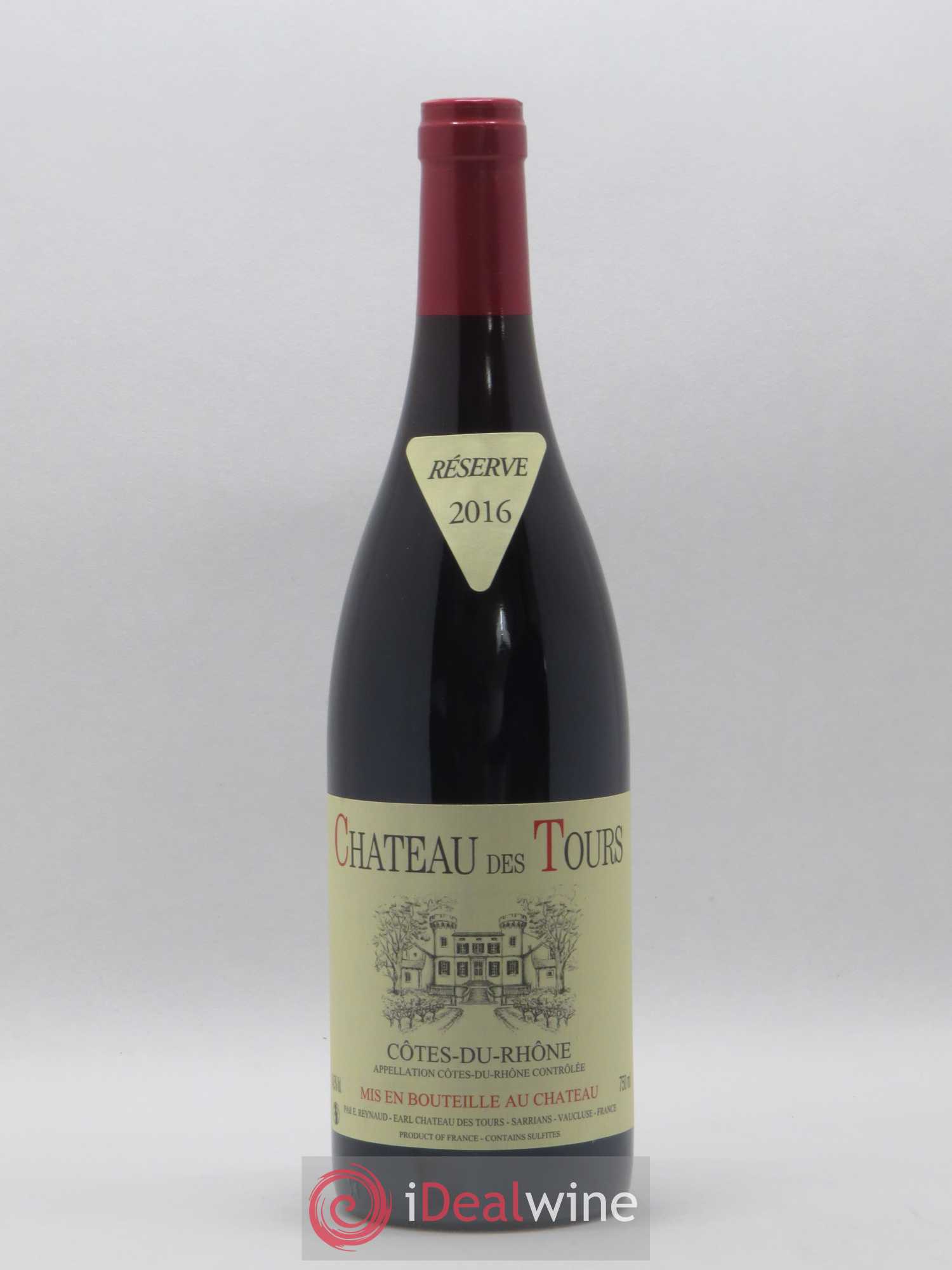 Côtes-du-Rhône Château des Tours Emmanuel Reynaud 2016 - Lot de 1 bouteille - 0