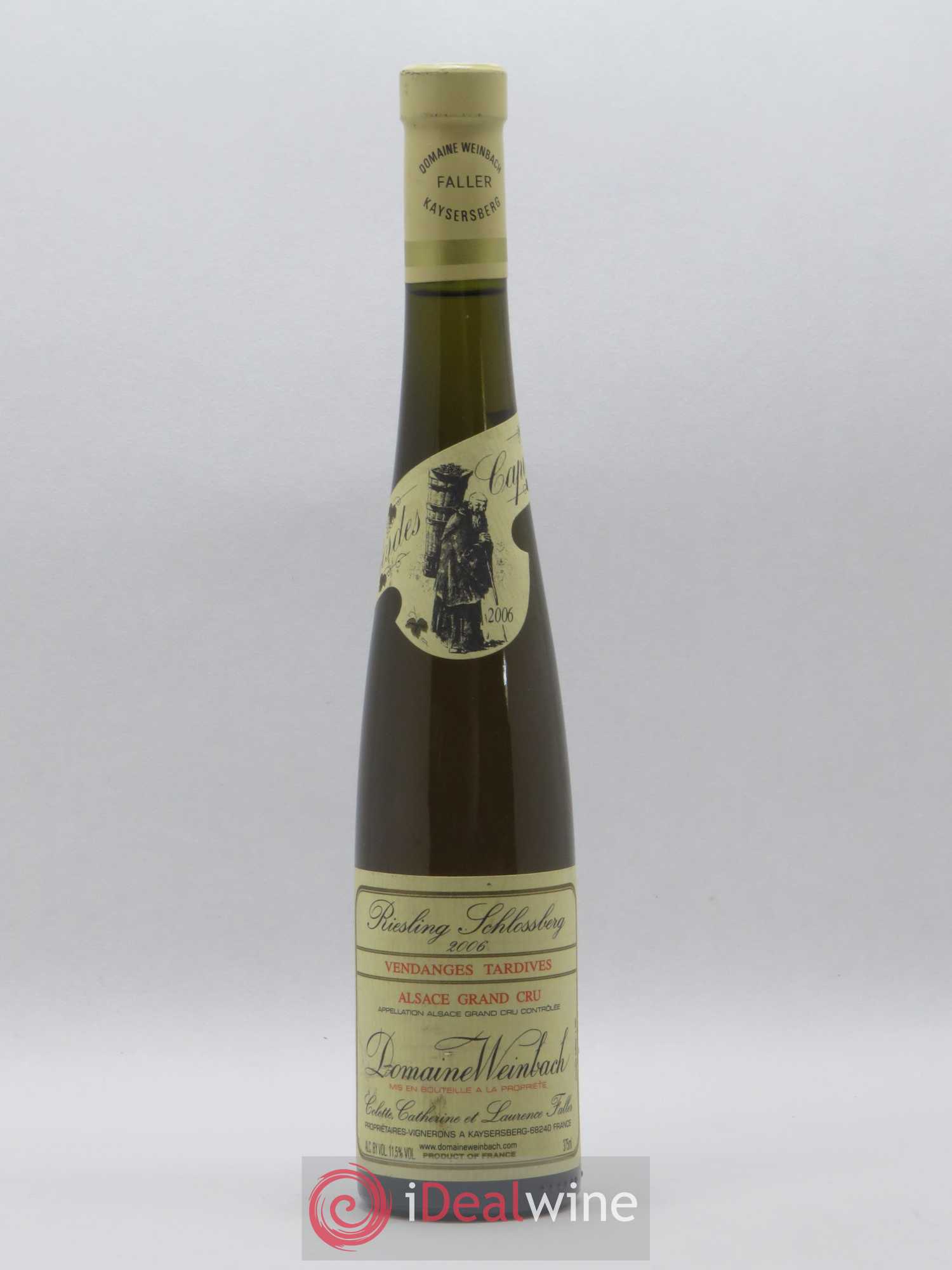 Alsace Riesling Vendanges Tardives Grand Cru Schlossberg Weinbach (Domaine) 2006 - Lotto di 1 mezza bottiglia - 0