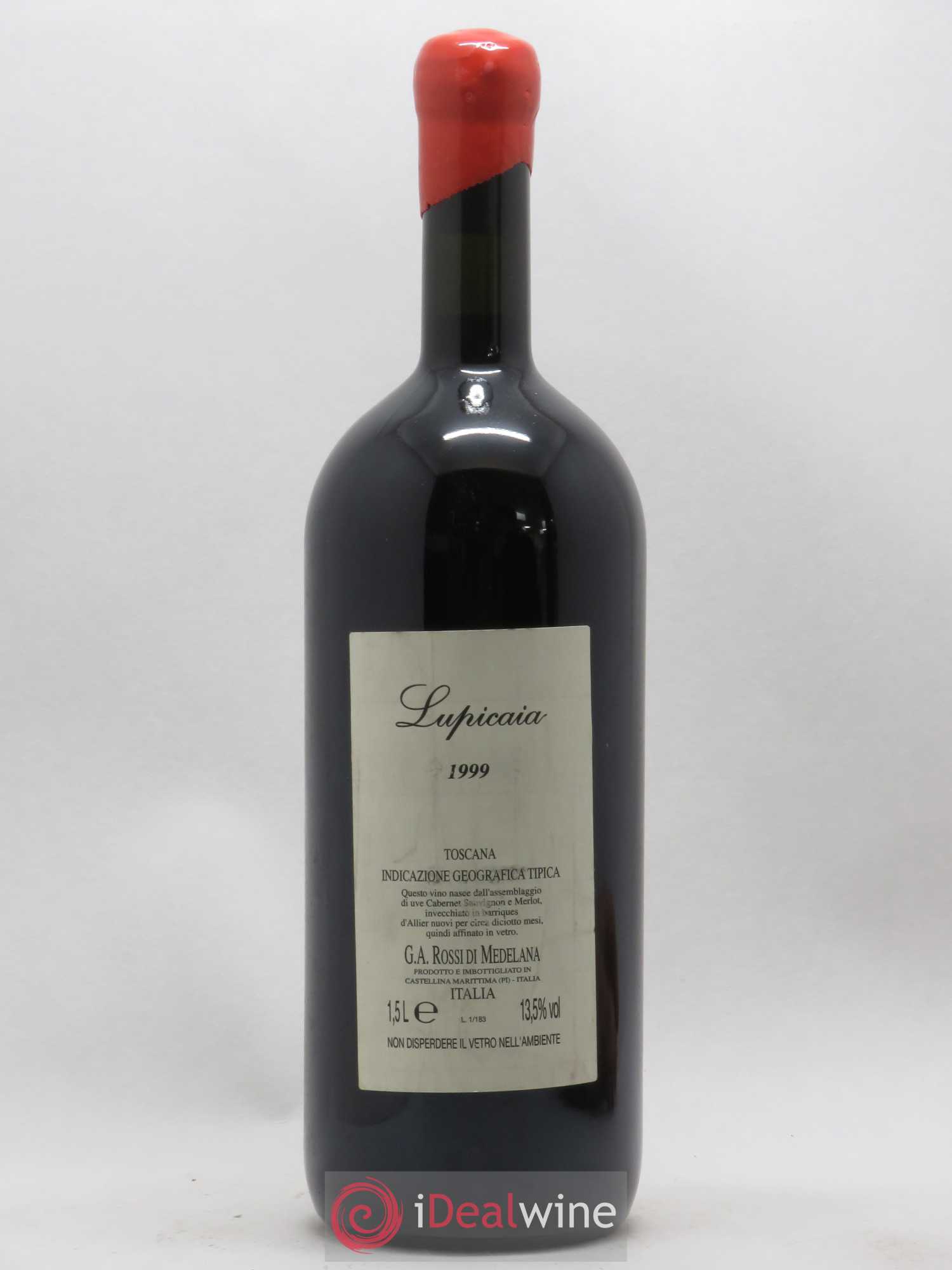 Toscana IGT Rossi di Medelana Lupicaia (sans prix de réserve) 1999 - Posten von 1 Magnum - 1