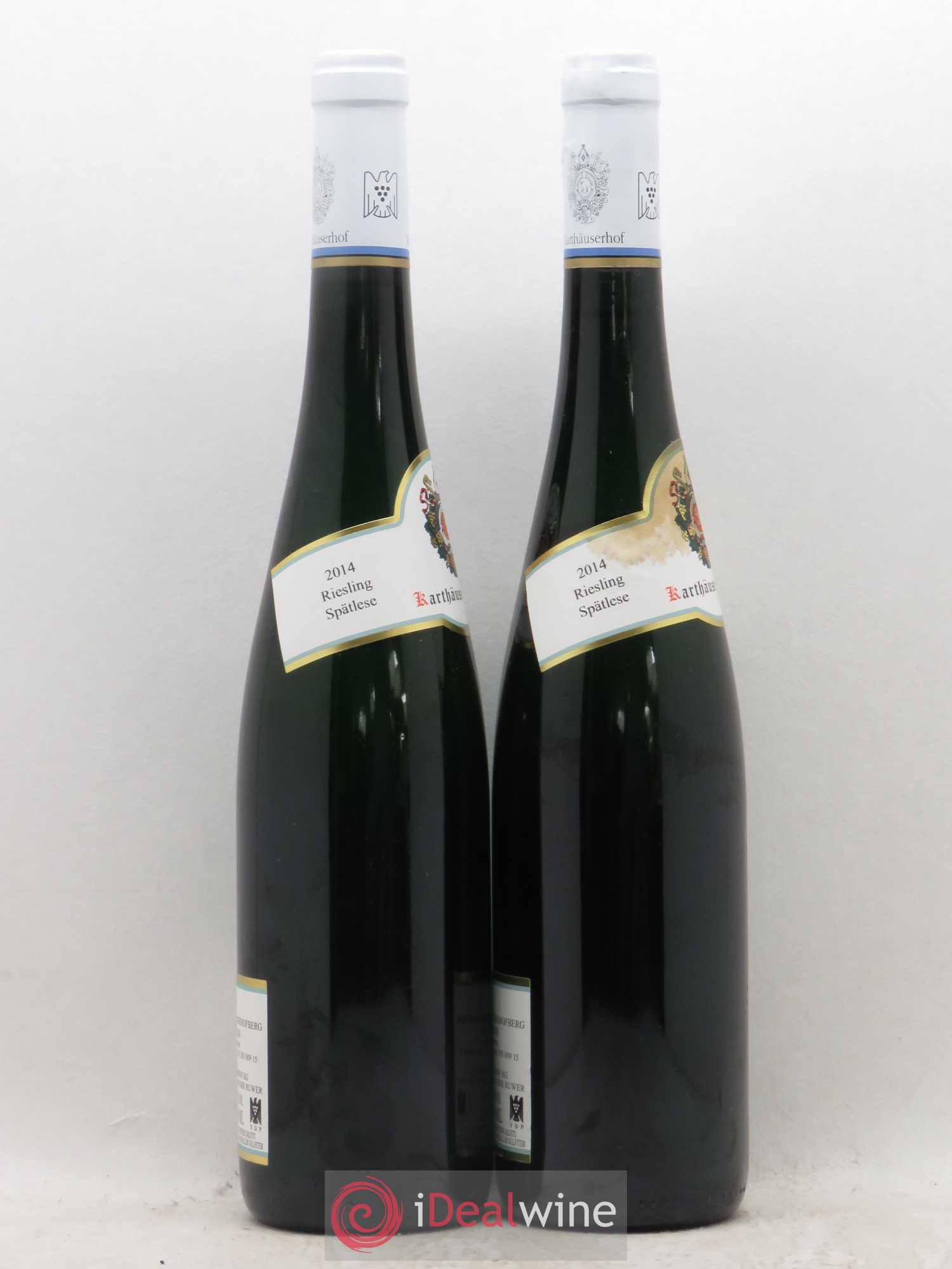 Allemagne Mosel-Saar Riesling Spatlese Eitelsbacher Karthauserhofberg (sans prix de réserve) 2014 - Posten von 2 Flaschen - 1
