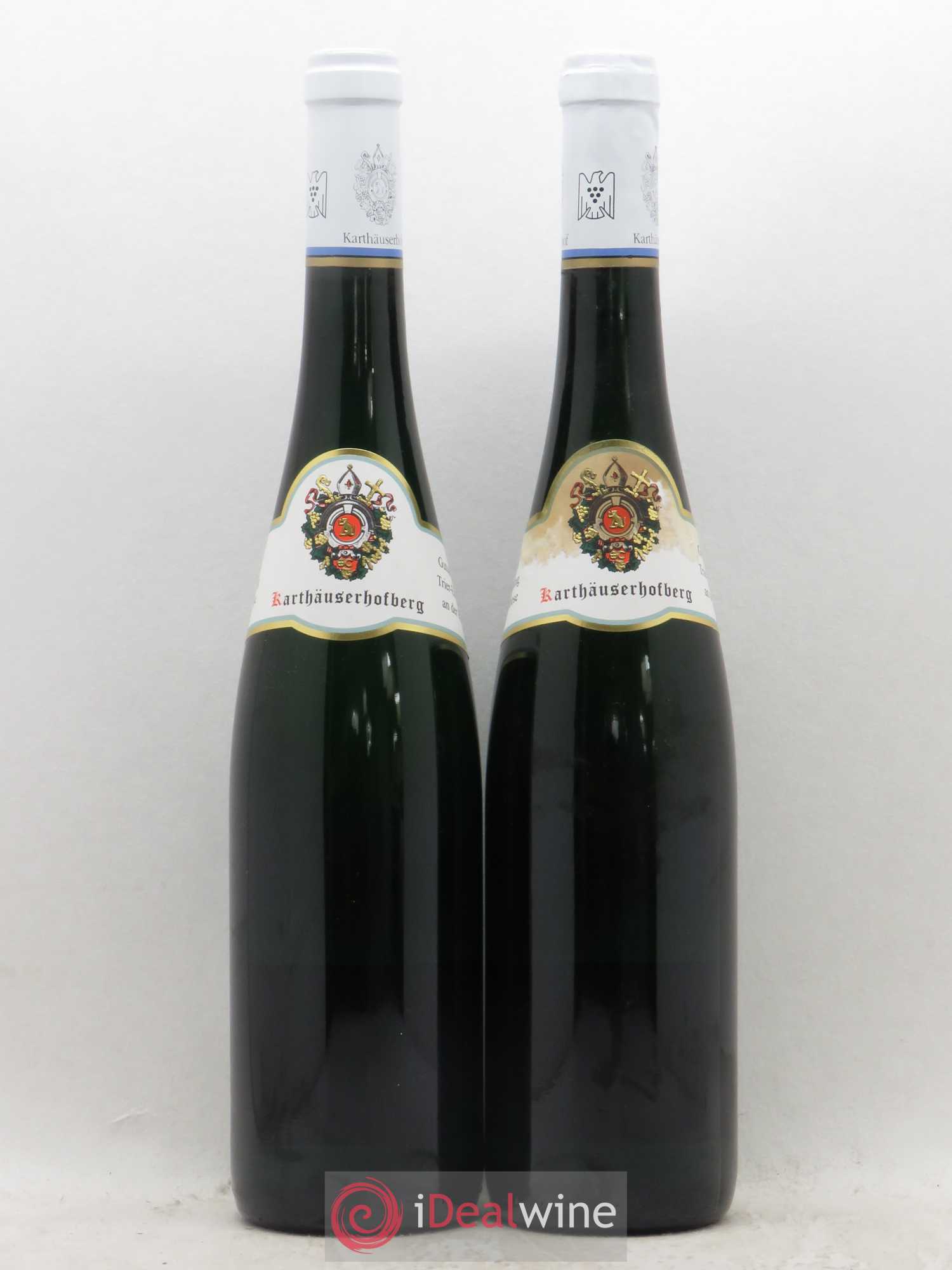 Allemagne Mosel-Saar Riesling Spatlese Eitelsbacher Karthauserhofberg (sans prix de réserve) 2014 - Posten von 2 Flaschen - 0
