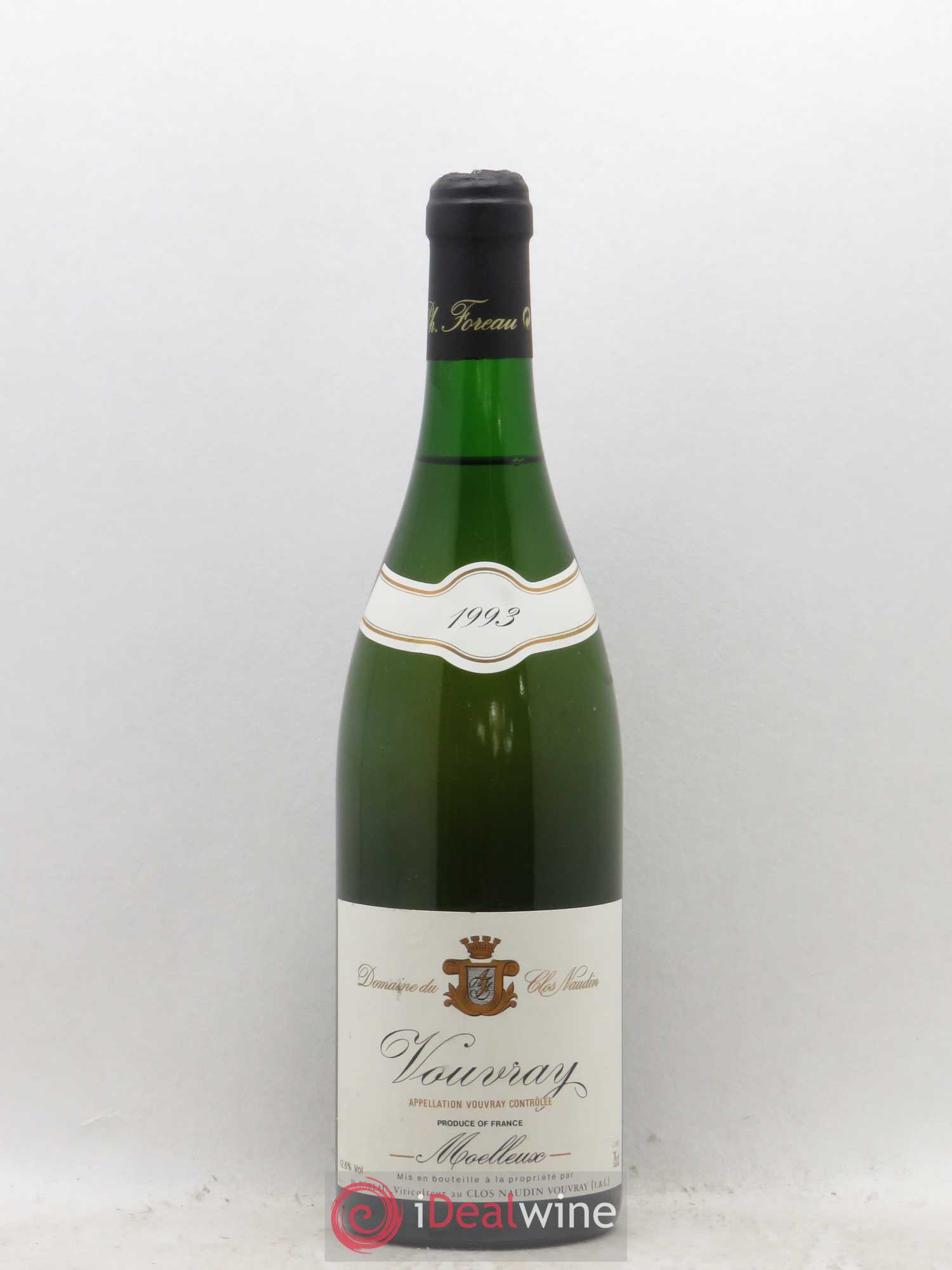 Vouvray Moelleux Clos Naudin - Philippe Foreau (senza prezzo di riserva) 1993 - Lotto di 1 bottiglia - 0