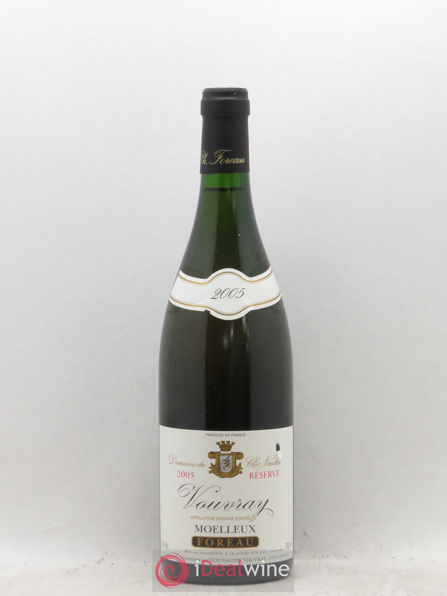 Vouvray Moelleux Réserve Clos Naudin - Philippe Foreau (senza prezzo di riserva) 2005 - Lotto di 1 bottiglia - 0