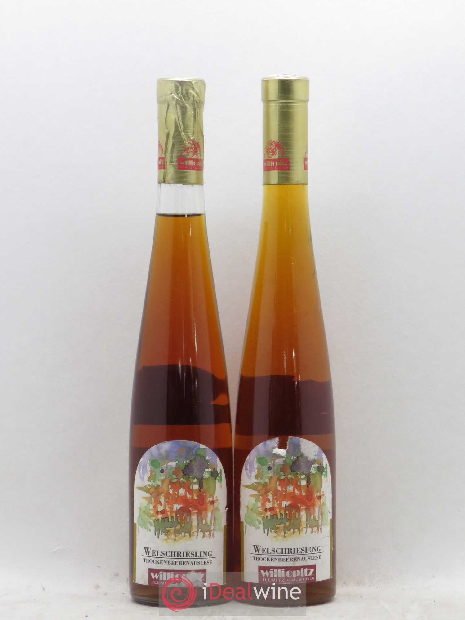 Autriche Riesling Trockenbeerenauslese Willi Opitz Welsch (sans prix de réserve) 1996 - Posten von 2 Demi-Flaschen - 0