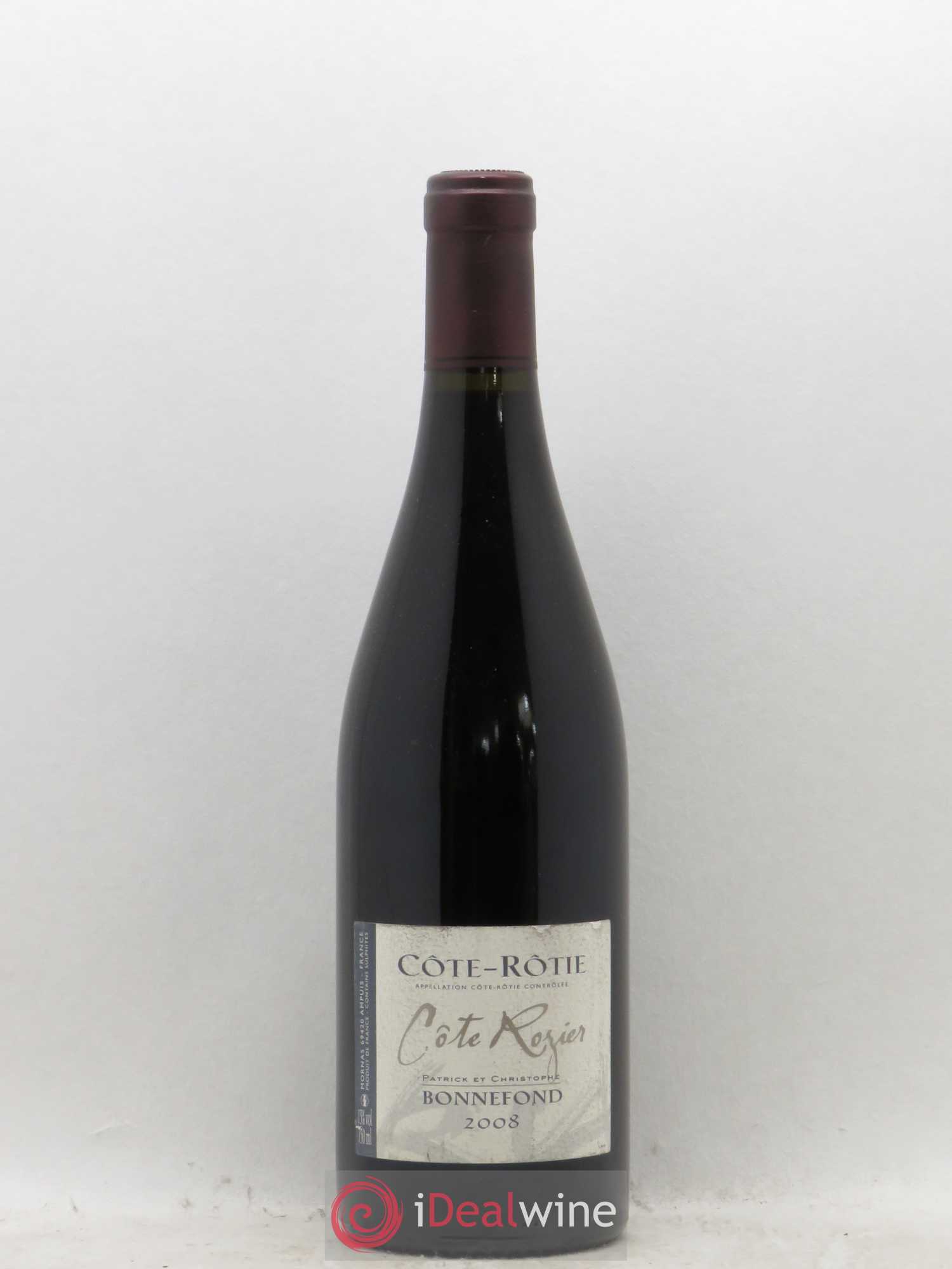 Côte-Rôtie Côte Rozier Domaine Bonnefond (sans prix de réserve) 2008 - Lot de 1 bouteille - 0