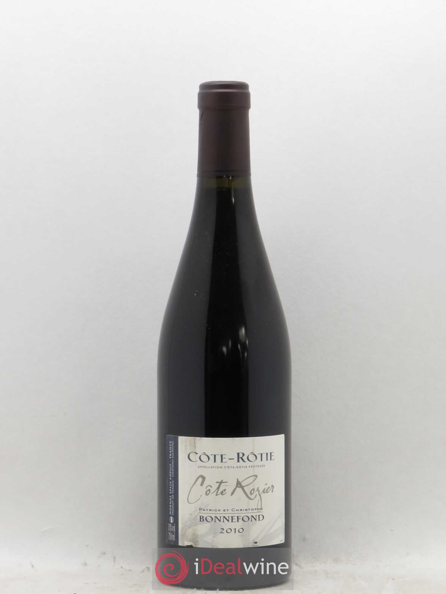 Côte-Rôtie Côte Rozier Domaine Bonnefond (sans prix de réserve) 2010 - Lot de 1 bouteille - 0