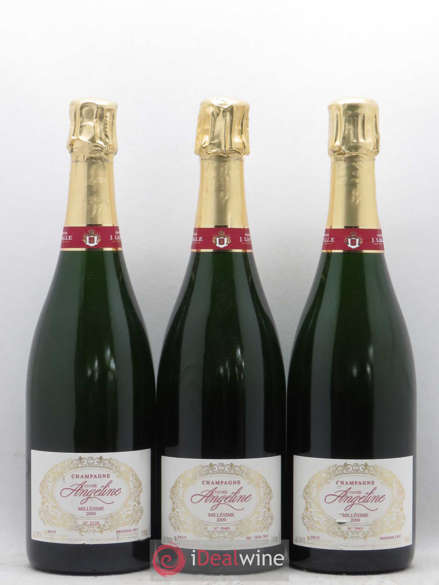 Champagne Lassalle Blanc de Blancs Cuvée Angéline (sans prix de réserve) 2009 - Posten von 6 Flaschen - 1