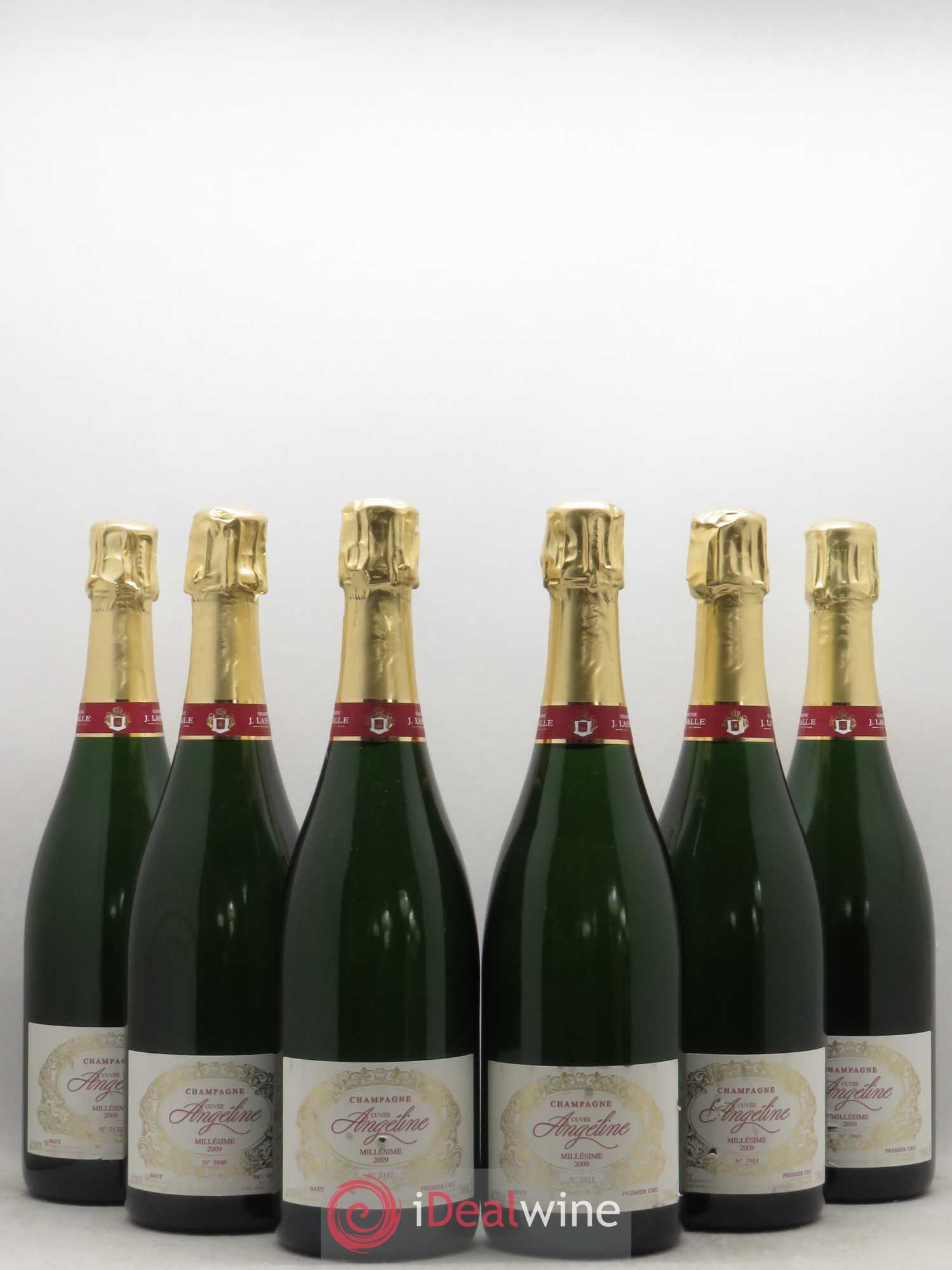Champagne Lassalle Blanc de Blancs Cuvée Angéline (sans prix de réserve) 2009 - Posten von 6 Flaschen - 0