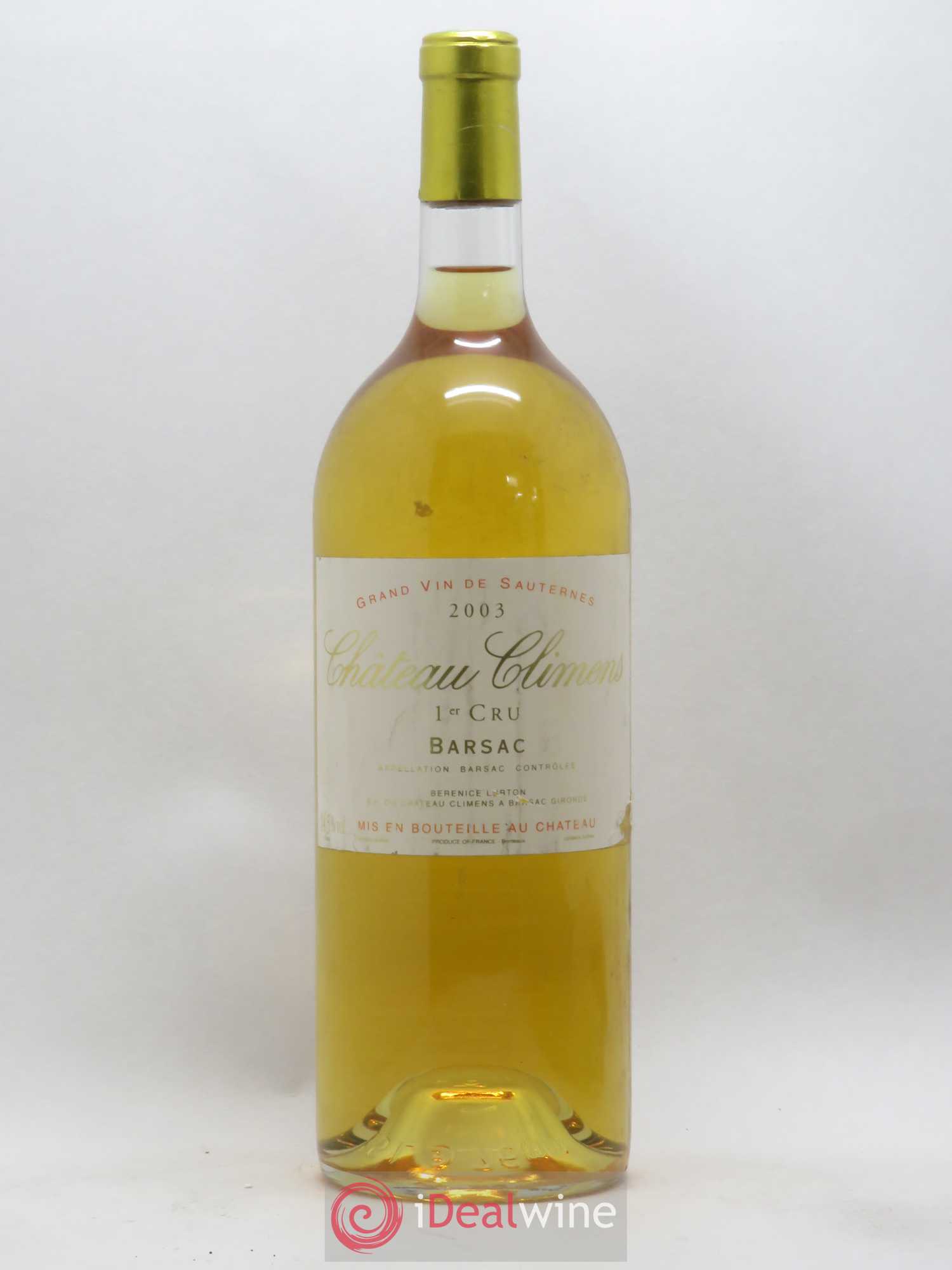 Château Climens 1er Grand Cru Classé (senza prezzo di riserva) 2003 - Lotto di 1 magnum - 0