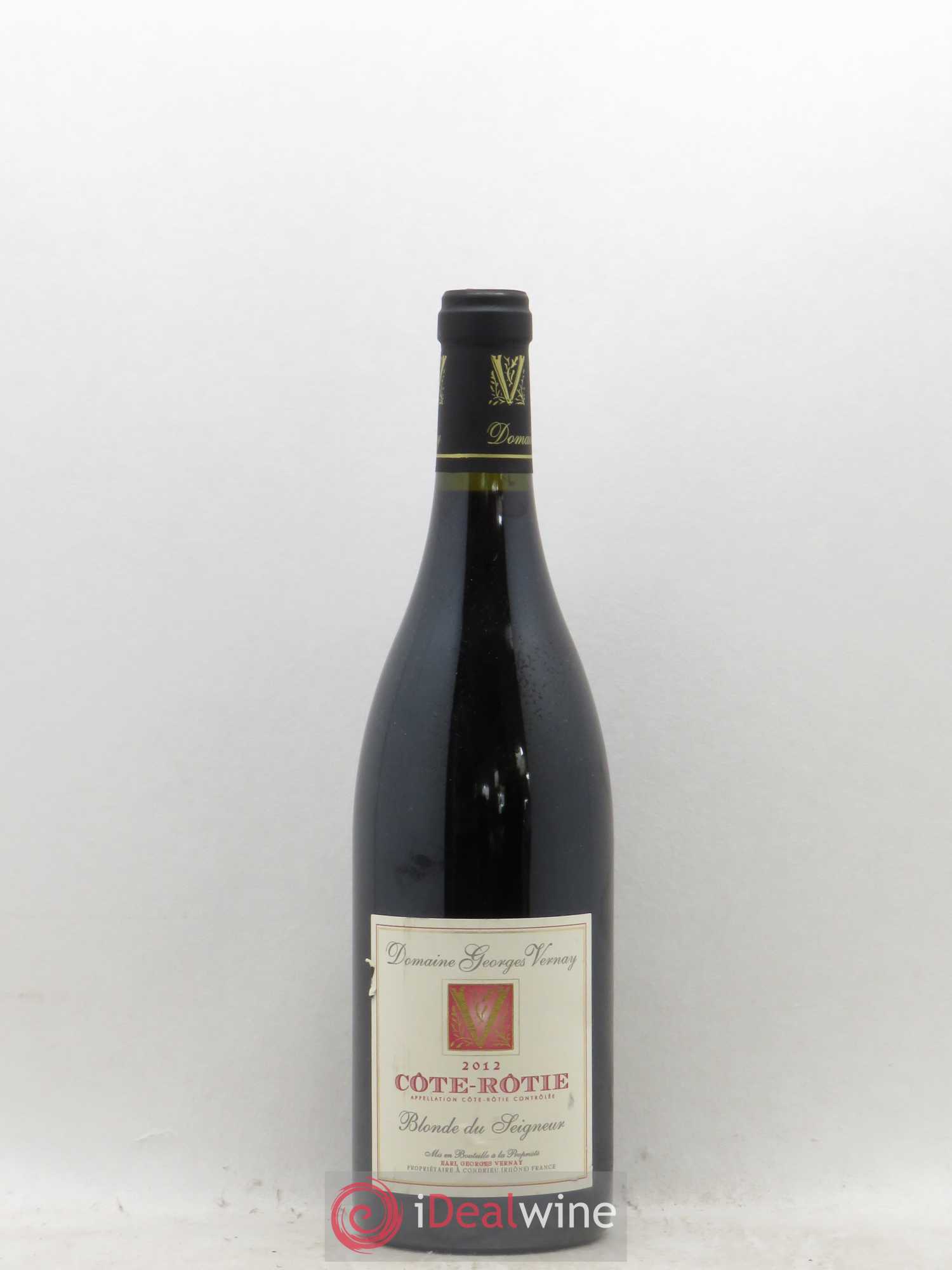 Côte-Rôtie Blonde du Seigneur Georges Vernay (sans prix de réserve) 2012 - Lot de 1 bouteille - 0