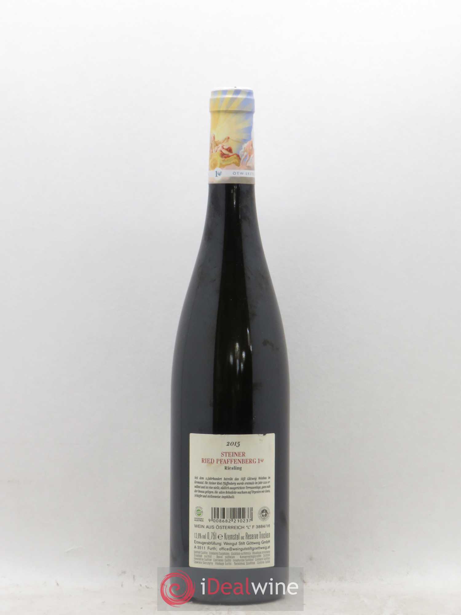 Autriche Riesling Kremstal Ried Pfaffenberg (sans prix de réserve) 2015 - Posten von 1 Flasche - 1