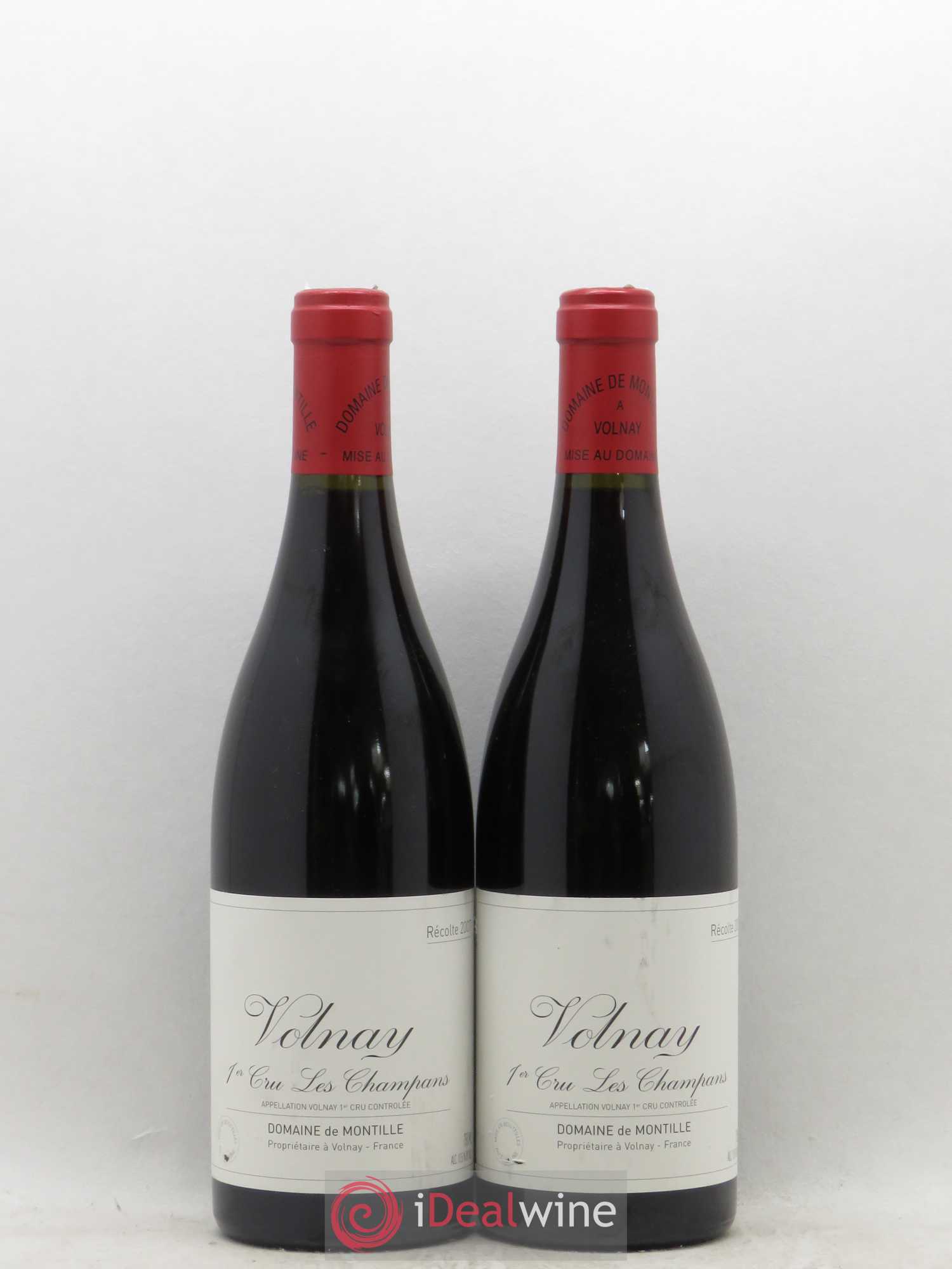 Volnay 1er Cru Les Champans De Montille (Domaine) 2007 - Lotto di 2 bottiglie - 0