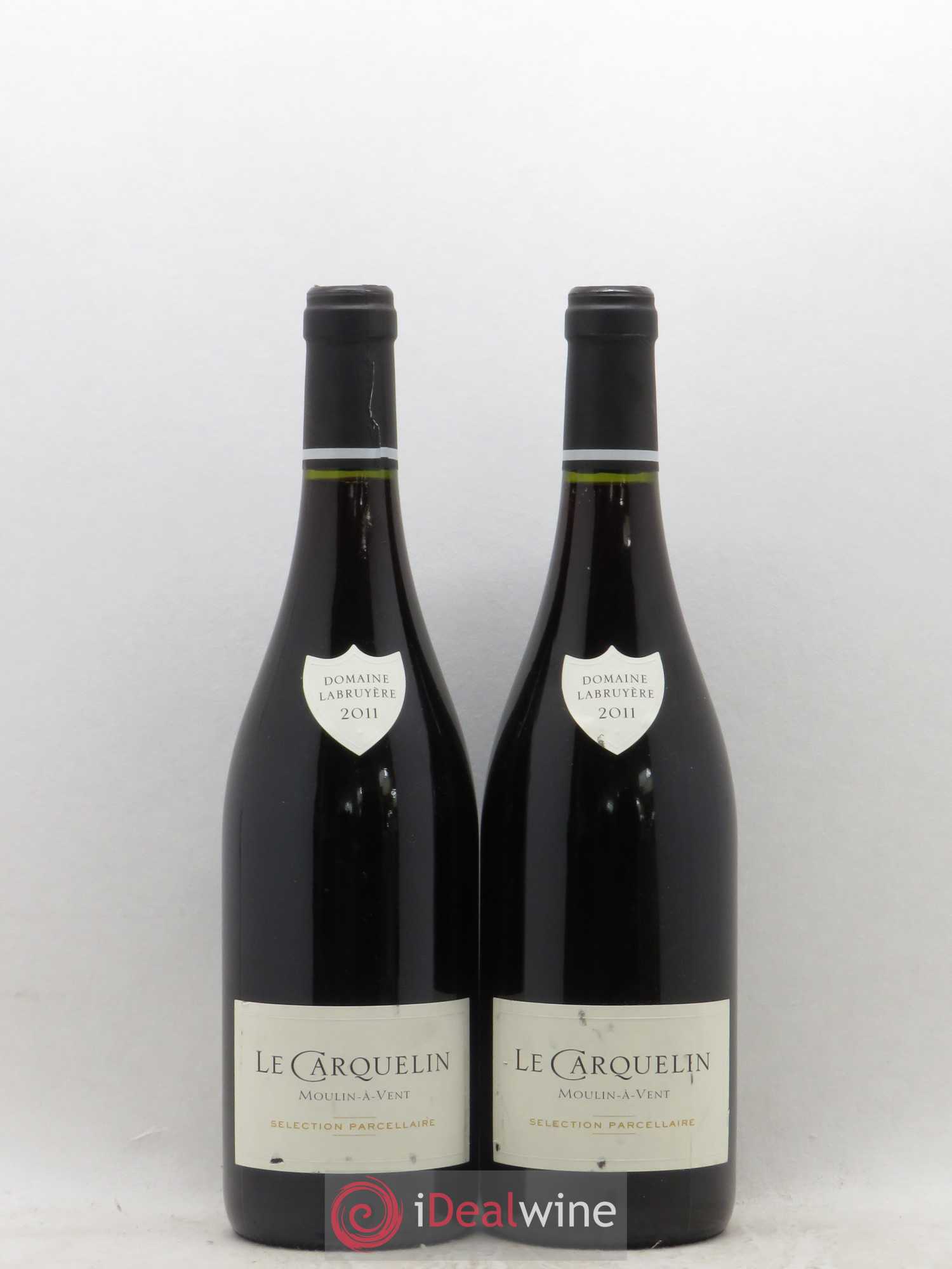 Moulin-à-Vent Le Carquelin Sélection parcellaire Domaine Labruyere (sans prix de réserve) 2011 - Posten von 2 Flaschen - 0