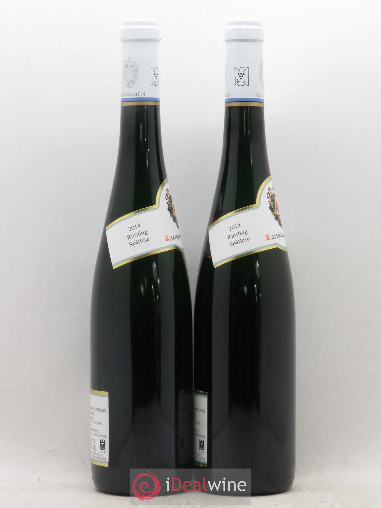 Allemagne Mosel-Saar Karthauserhofberg Eitelsbacher Riesling Spatlese (sans prix de réserve) 2014 - Posten von 2 Flaschen - 1