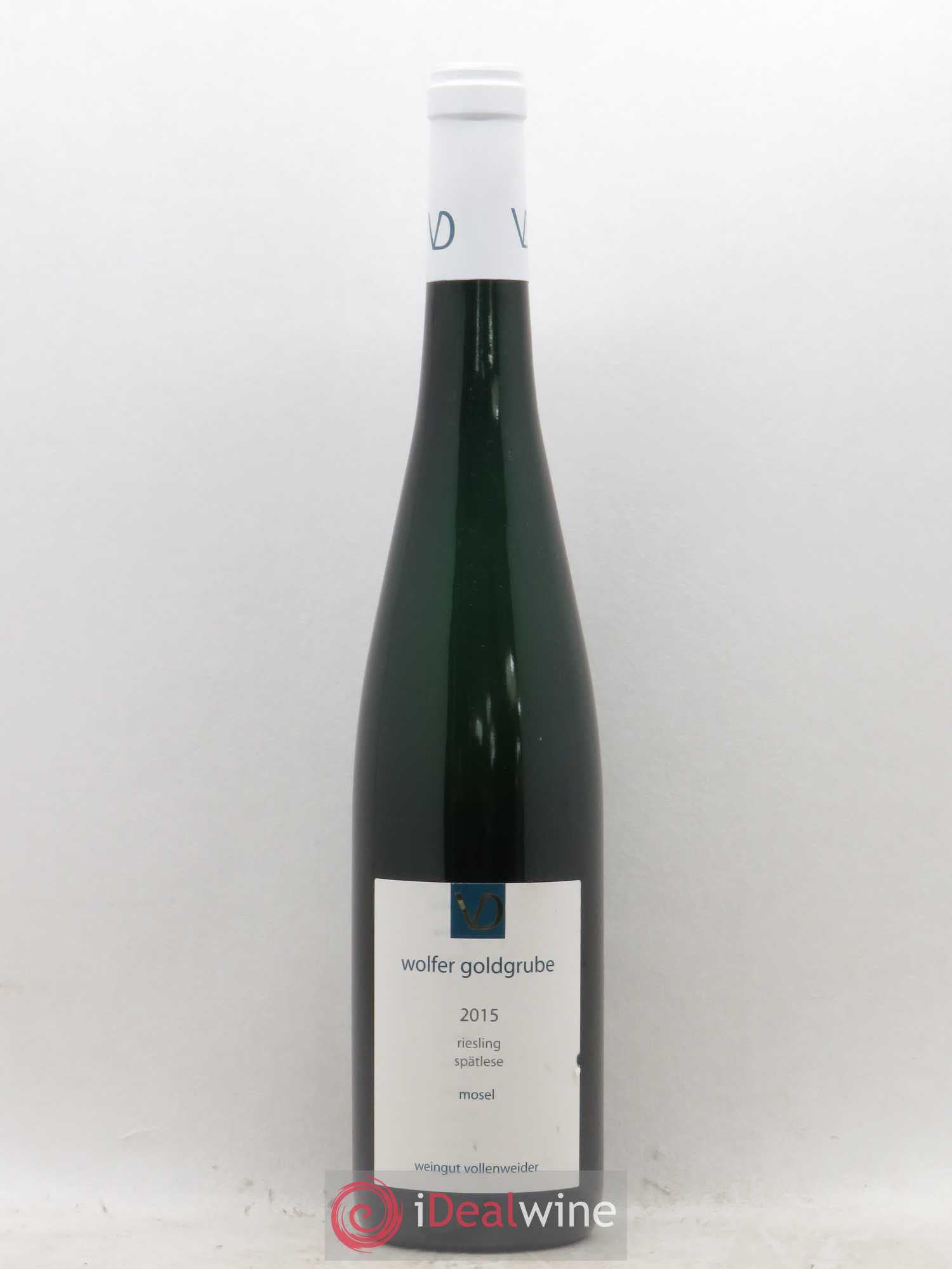 Allemagne Mosel-Saar Weingut Vollenweider Wolfer Goldgrub Riesling Spatlese (sans prix de réserve) 2015 - Posten von 1 Flasche - 0