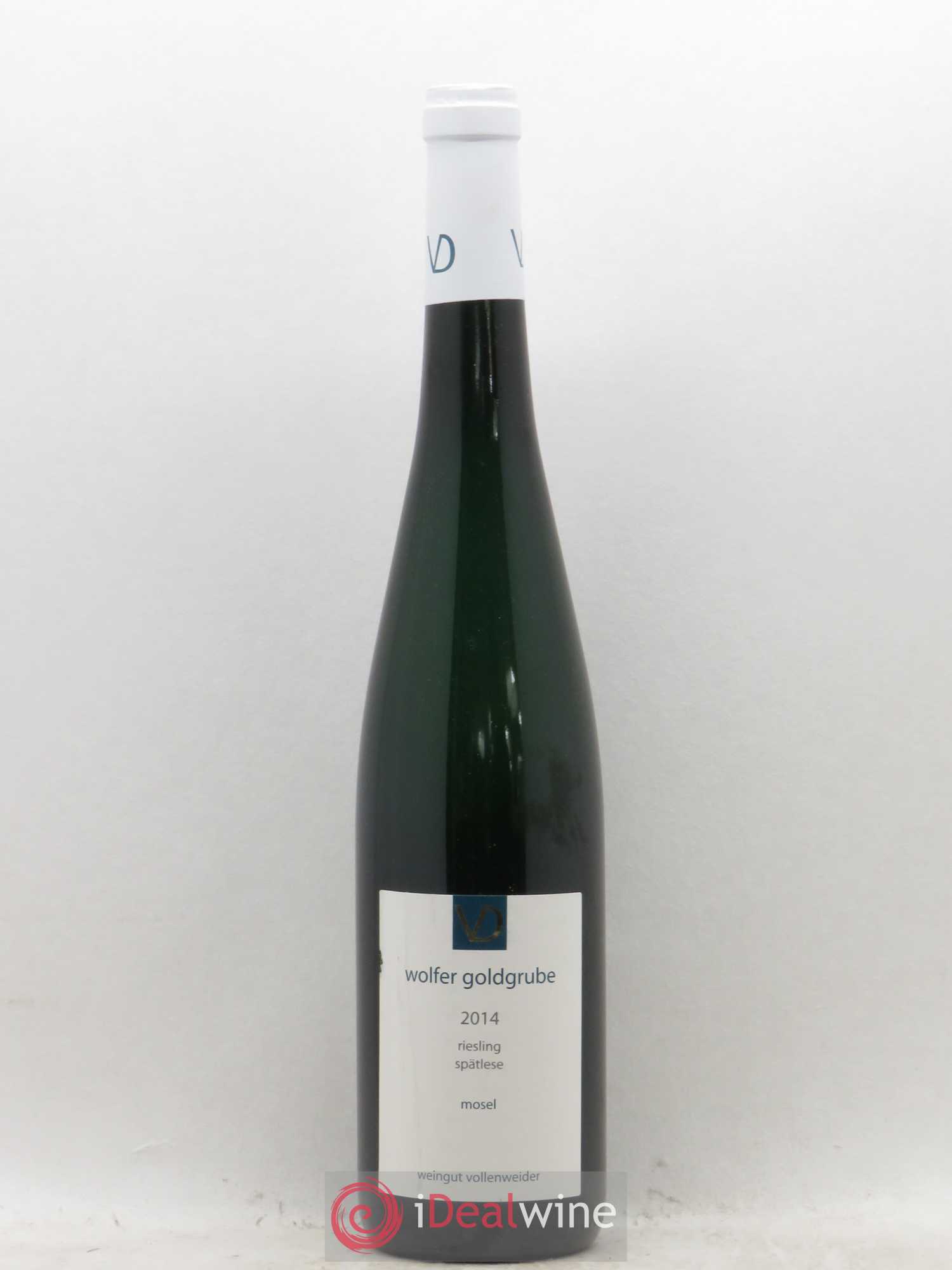 Allemagne Mosel-Saar Weingut Vollenweider Wolfer Goldgrub Riesling Spatlese (sans prix de réserve) 2014 - Posten von 1 Flasche - 0