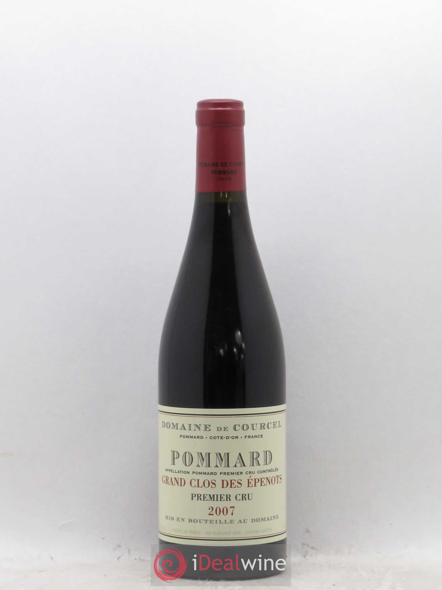 Pommard 1er Cru Grand Clos des Epenots de Courcel (Domaine) (sans prix de réserve) 2007 - Lot de 1 bouteille - 0