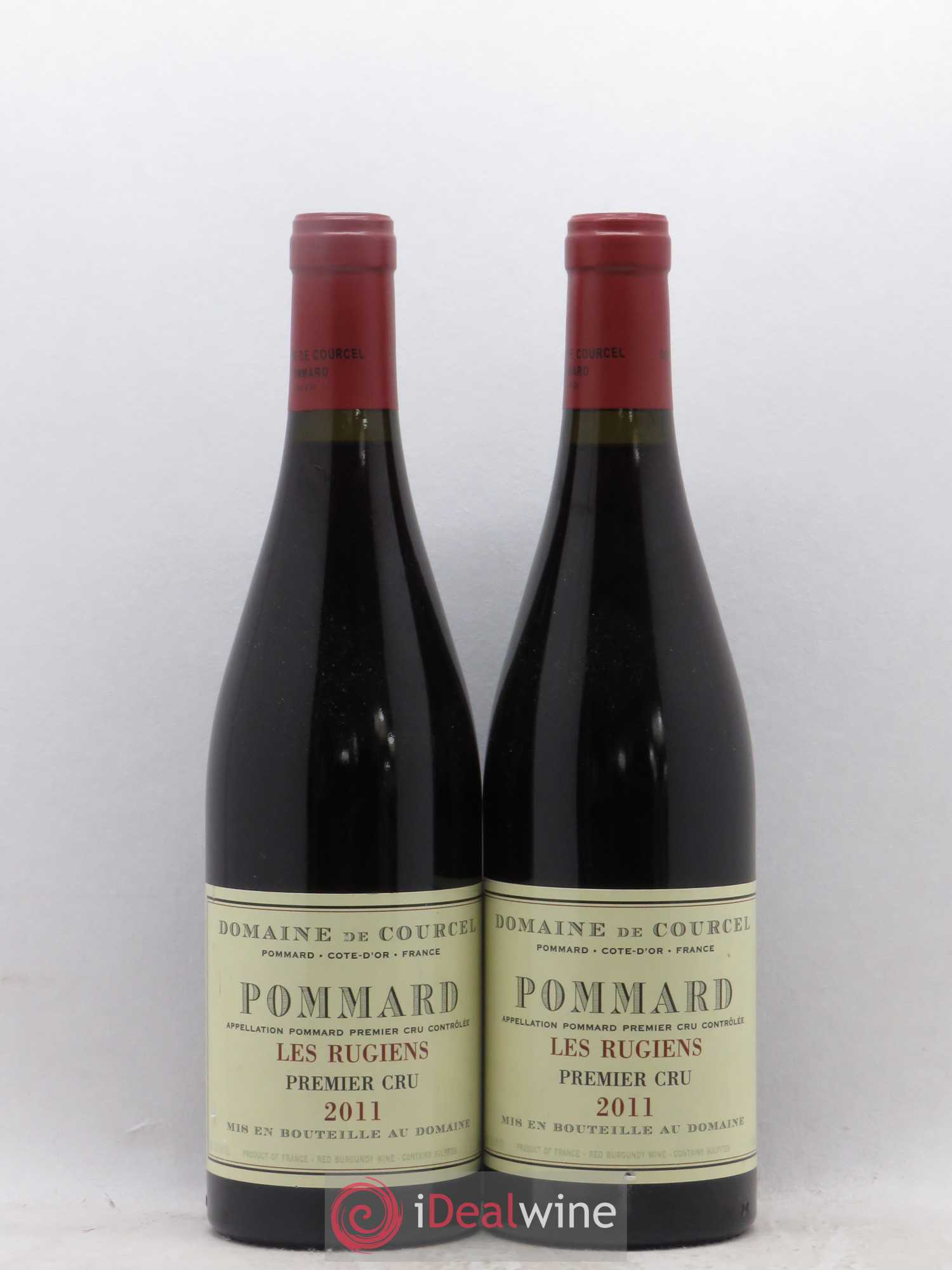 Pommard 1er Cru Les Rugiens de Courcel (Domaine) (sans prix de réserve) 2011 - Lot de 2 bouteilles - 0