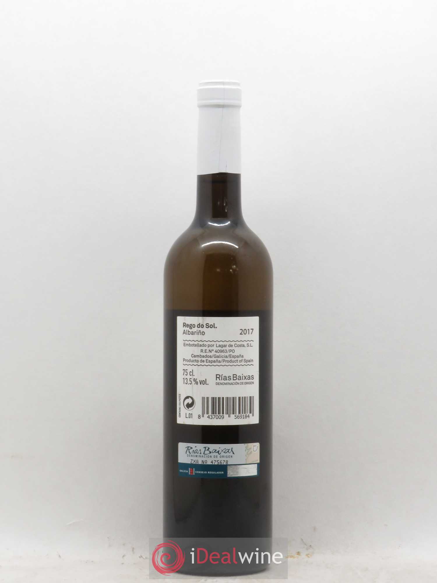 Espagne Albarino Rego do Sol Rias Baixas (sans prix de réserve) 2017 - Posten von 1 Flasche - 1