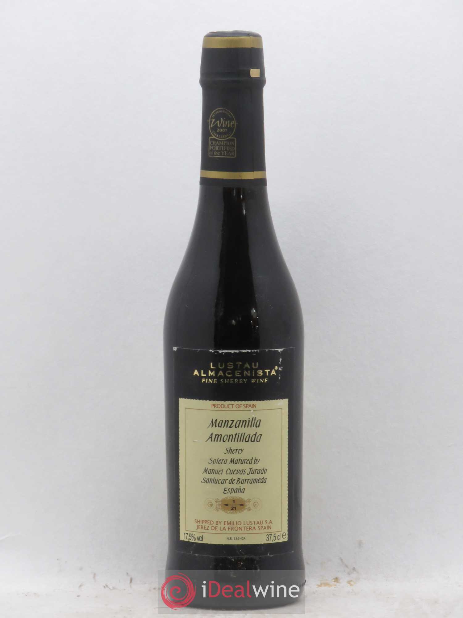 Jerez (Xerez, Sherry) Manzanilla Amontillada Sherry Lustau Manzanilla (sans prix de réserve) - Posten von 1 Demi-Flasche - 0