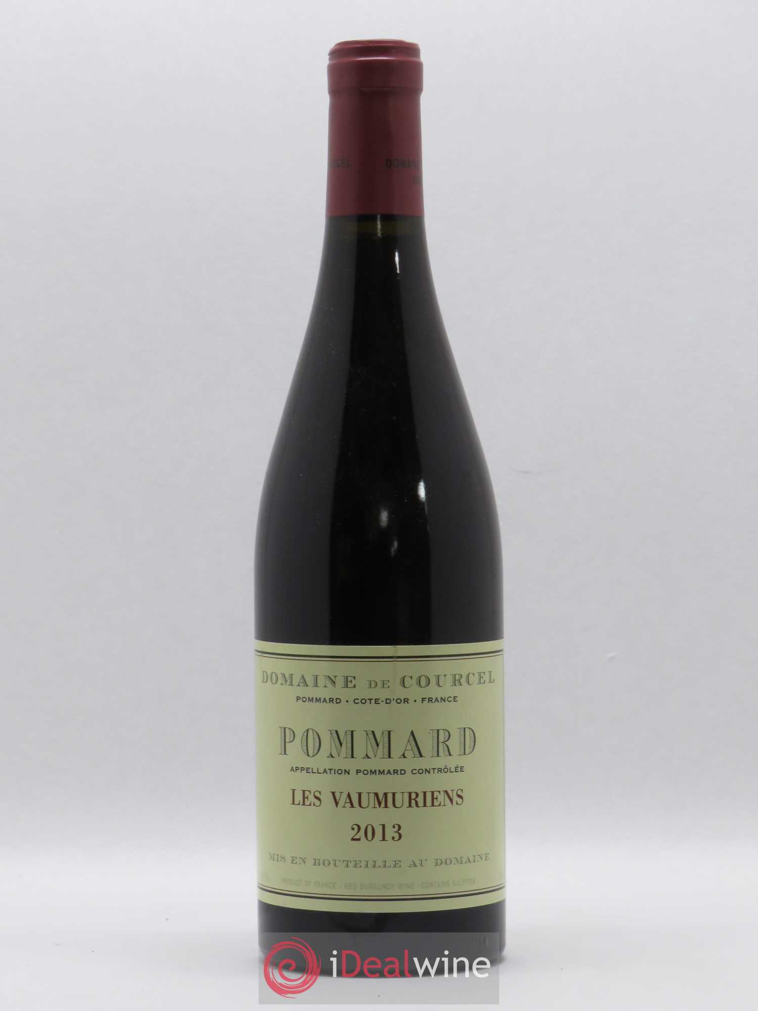 Pommard Les Vaumuriens de Courcel (Domaine) (sans prix de réserve) 2013 - Lot de 1 bouteille - 0
