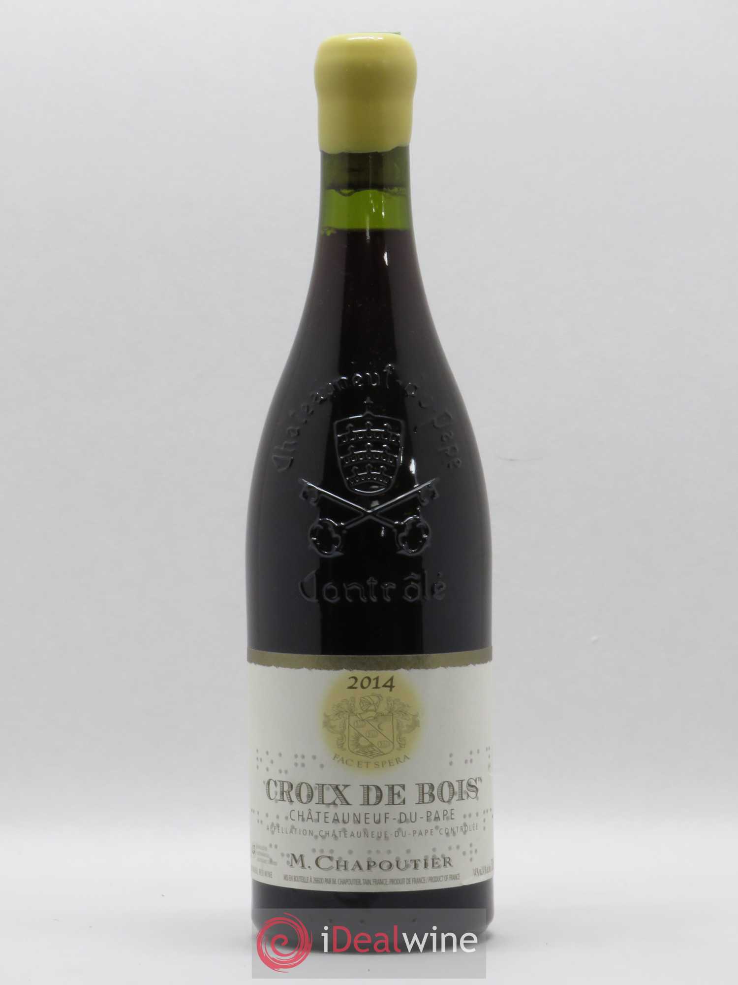 Châteauneuf-du-Pape Croix de Bois Chapoutier (sans prix de réserve) 2014 - Lot de 1 bouteille - 0