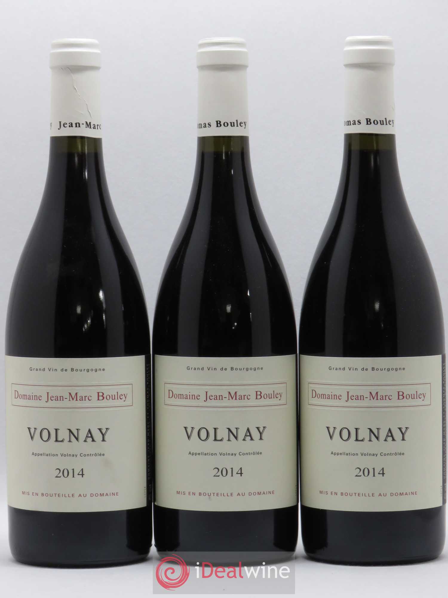 Volnay Domaine Bouley (sans prix de réserve) 2014 - Posten von 3 Flaschen - 0