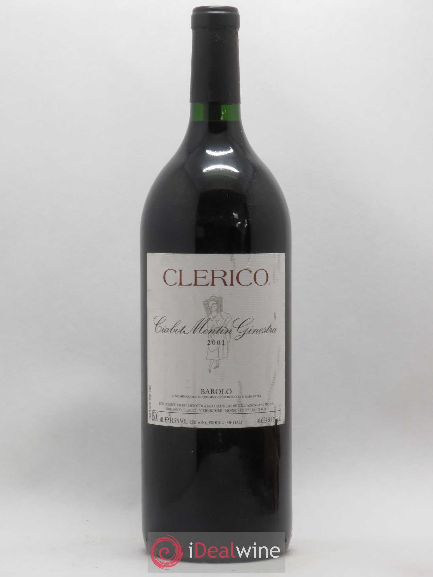 Barolo Ciabot Mentin Ginestra Clerico (sans prix de réserve) 2001 - Posten von 1 Magnum - 0