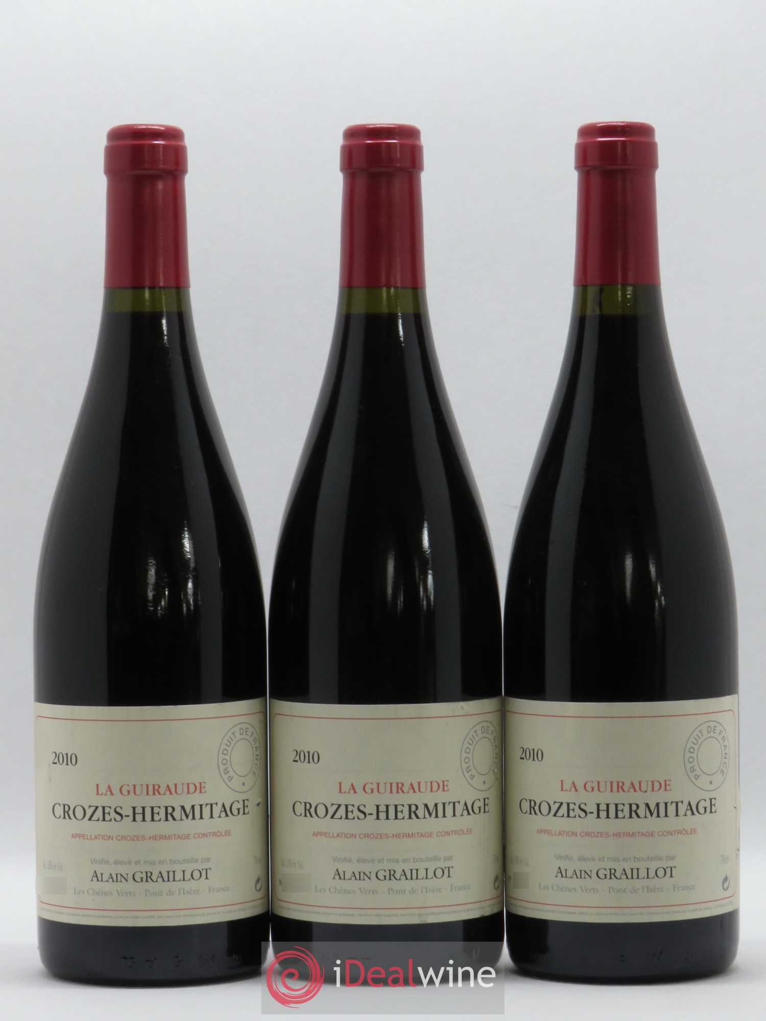 Crozes-Hermitage La Guiraude Domaine Graillot 2010 - Lot de 6 bouteilles - 2