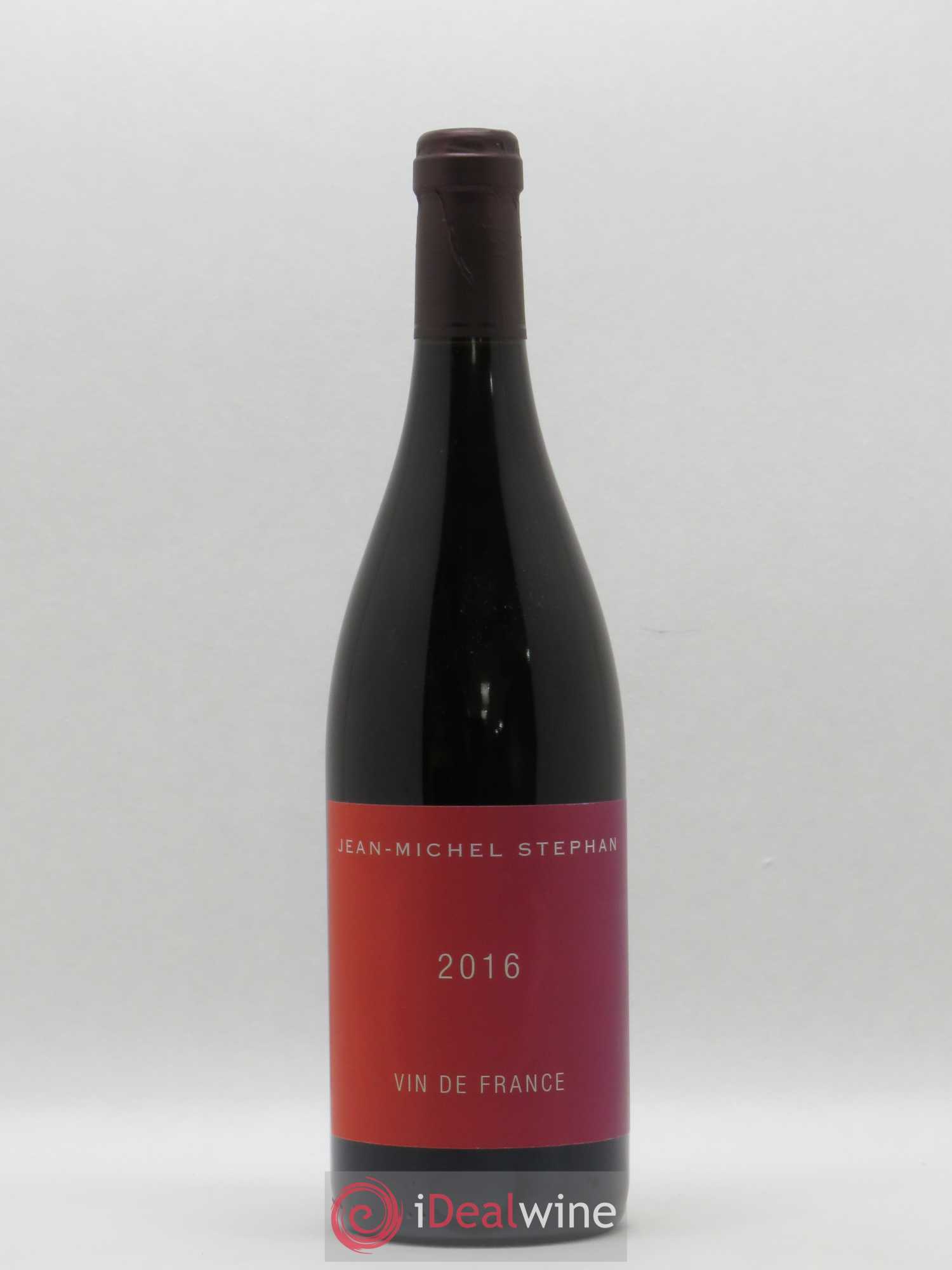 Vin de France Syrah Jean-Michel Stephan 2016 - Lot de 1 bouteille - 0