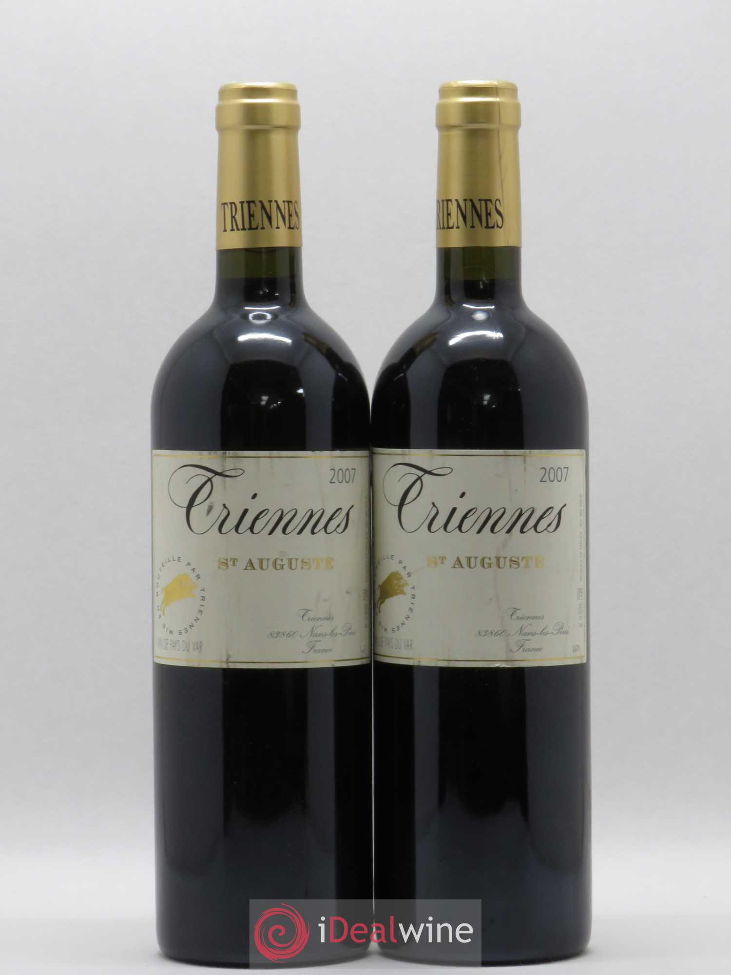 Var St Auguste Triennes (Domaine) (sans prix de réserve) 2007 - Lot de 2 bouteilles - 0