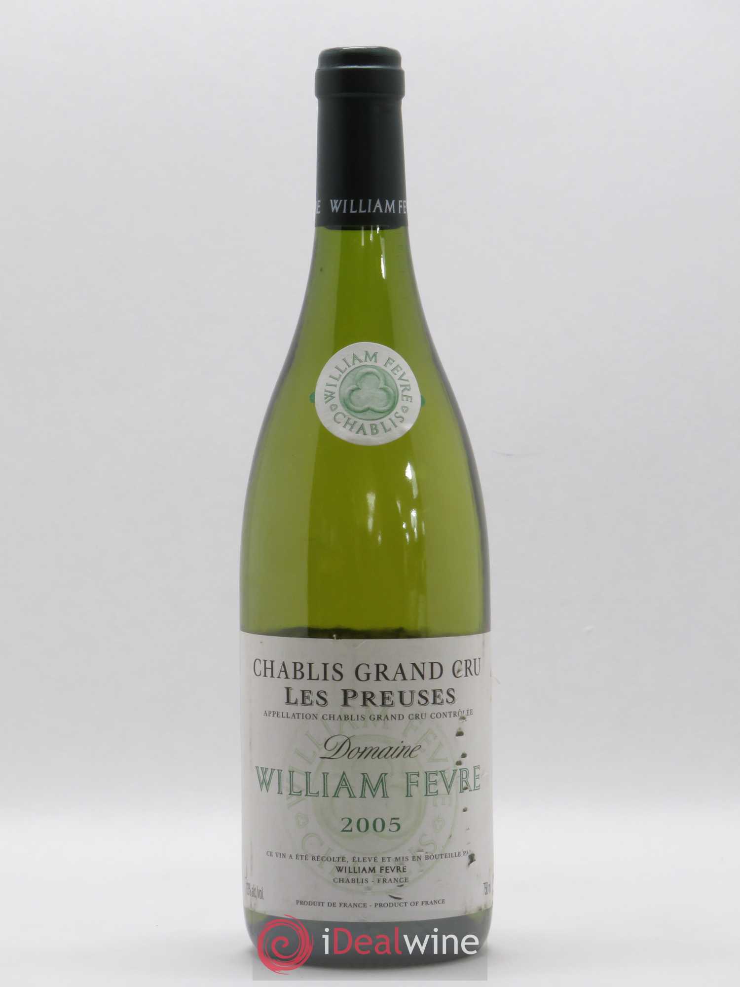 Chablis Grand Cru les Preuses William Fèvre (sans prix de réserve) 2005 - Lot de 1 bouteille - 0