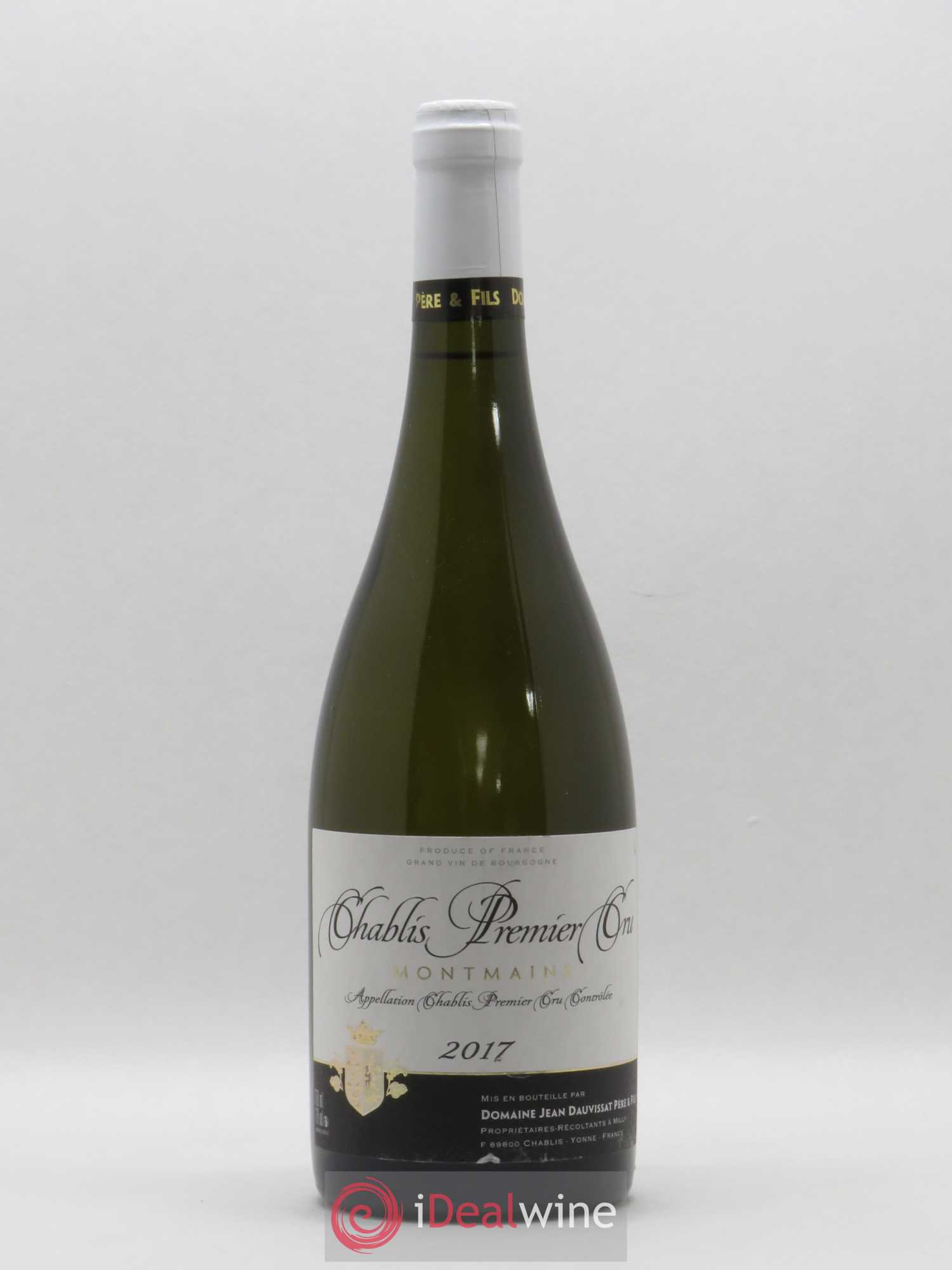 Chablis 1er Cru Montmains Domaine Jean Dauvissat (sans prix de réserve) 2017 - Posten von 1 Flasche - 0