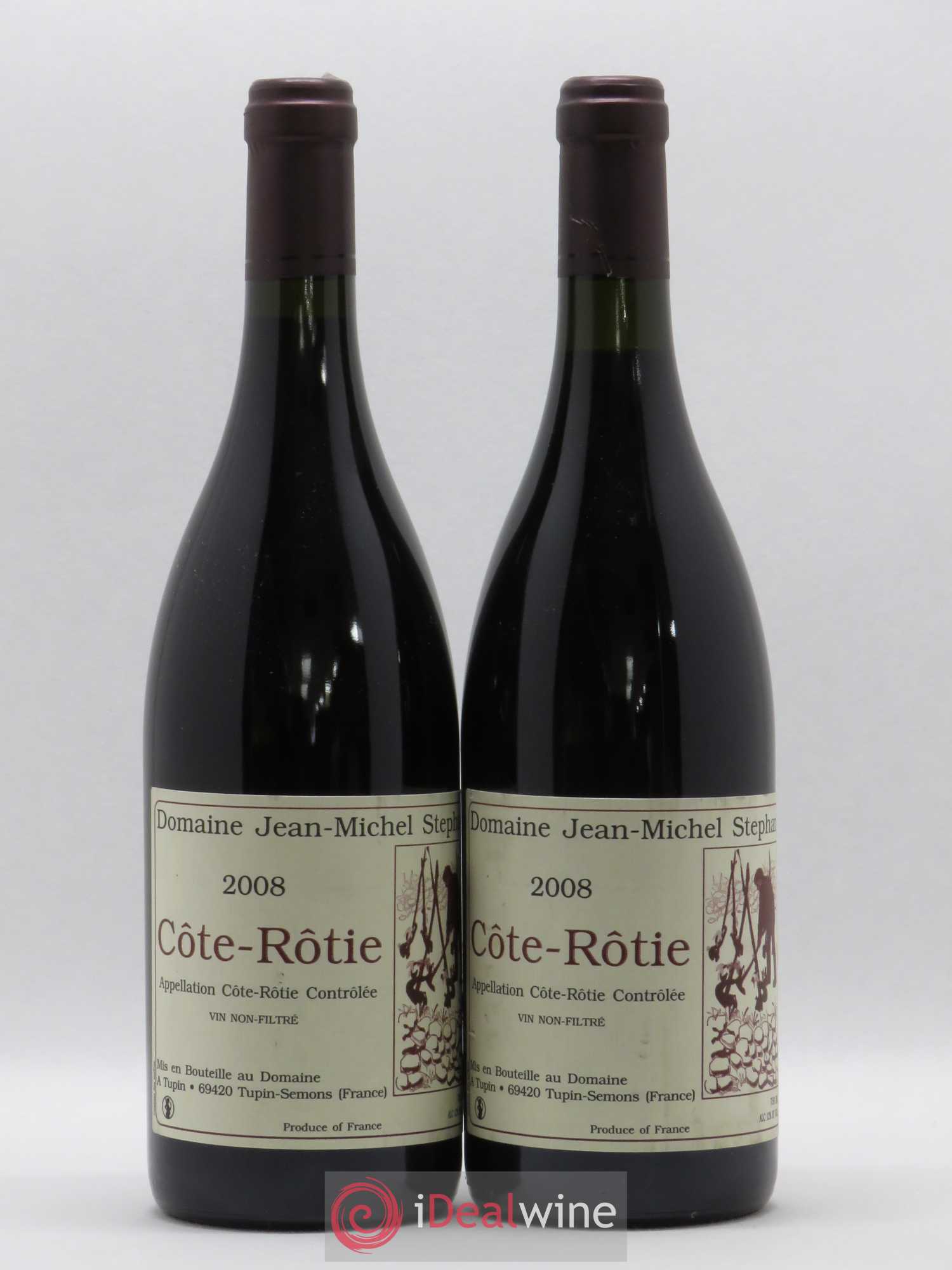 Côte-Rôtie Jean-Michel Stephan 2008 - Lot de 2 bouteilles - 0