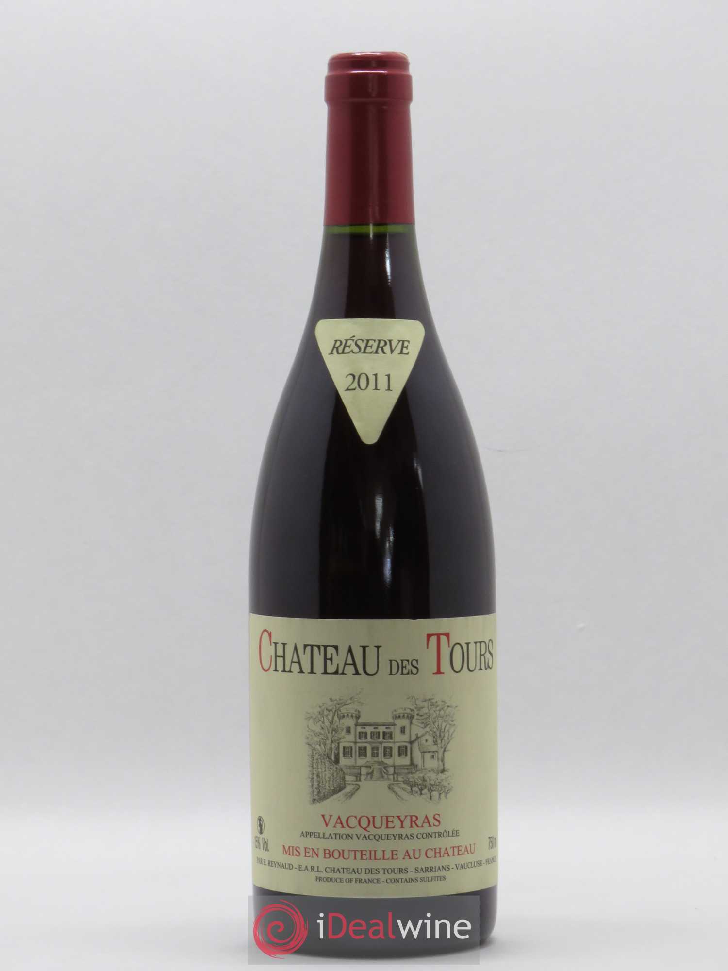 Vacqueyras Château des Tours Emmanuel Reynaud (sans prix de réserve) 2011 - Lot de 1 bouteille - 0