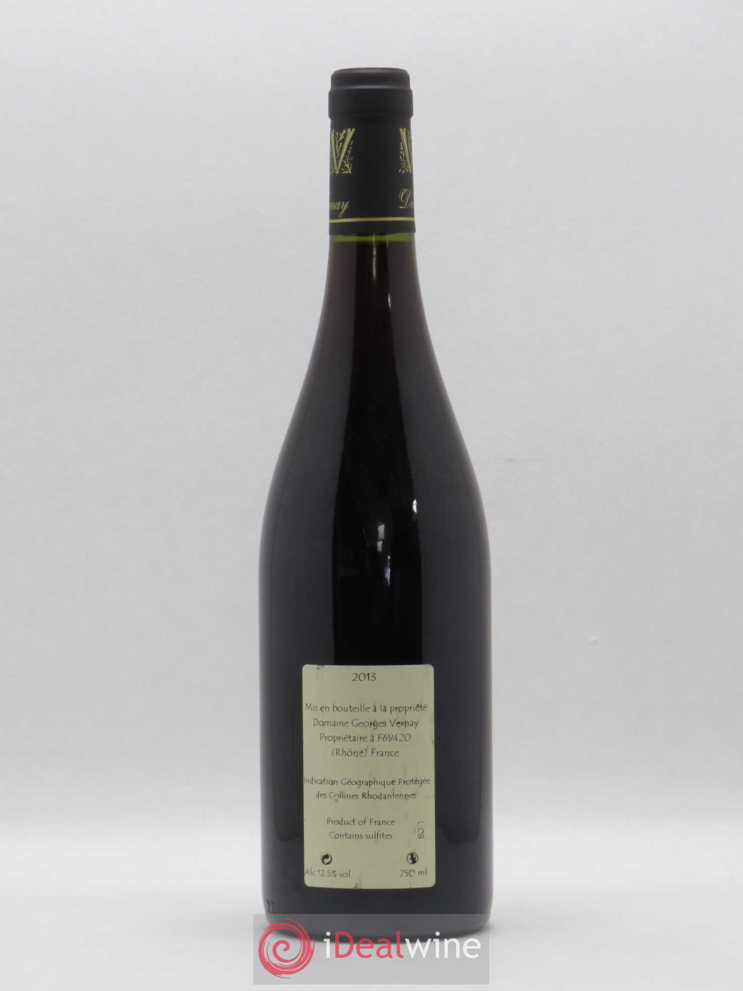 Collines Rhodaniennes Cuvée de Mirabaudie Domaine Georges Vernay (sans prix de réserve) 2013 - Posten von 1 Flasche - 1