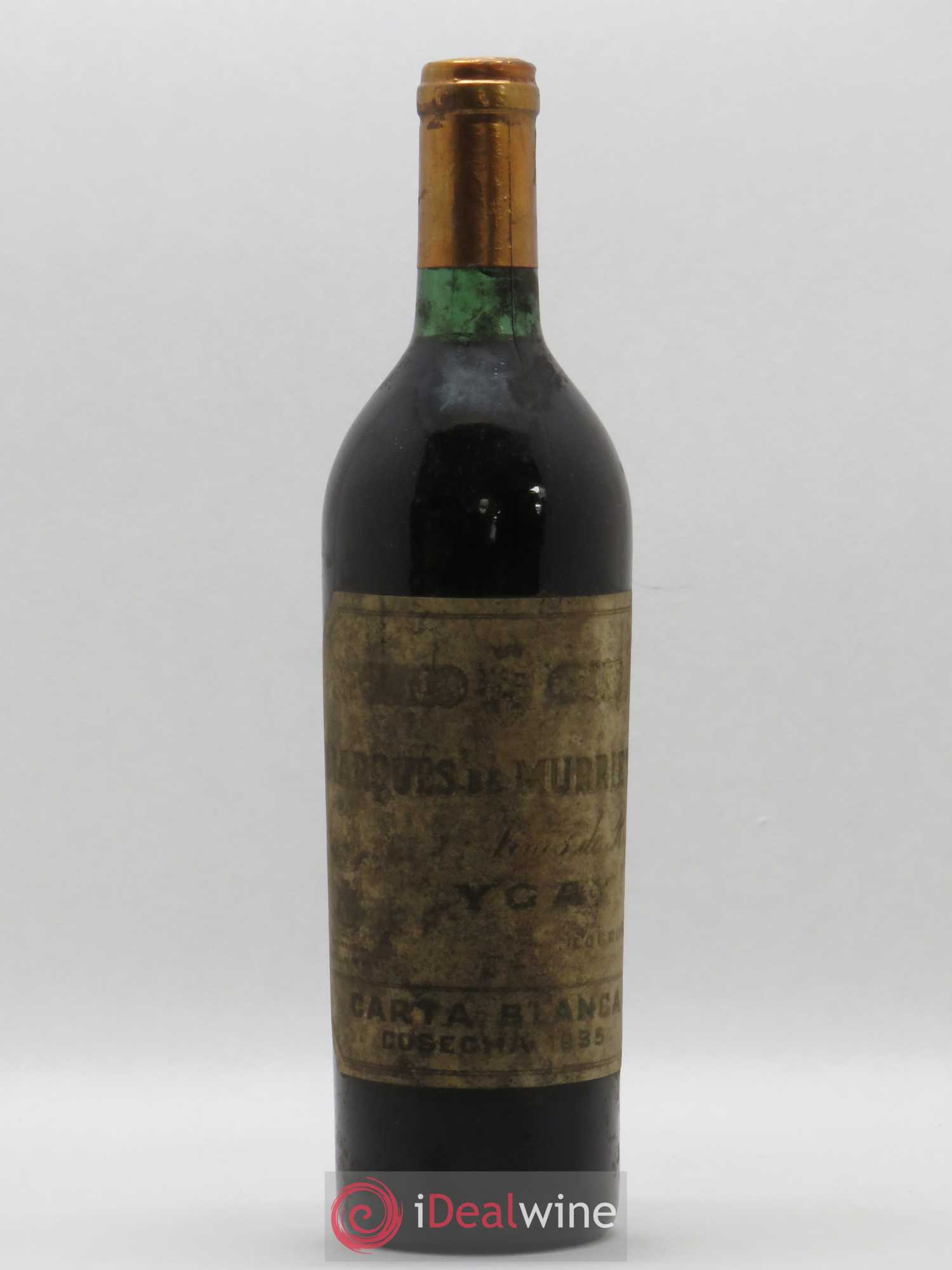 Rioja DOCA Marques Murrieta Ygay (sans prix de réserve) 1935 - Posten von 1 Flasche - 0
