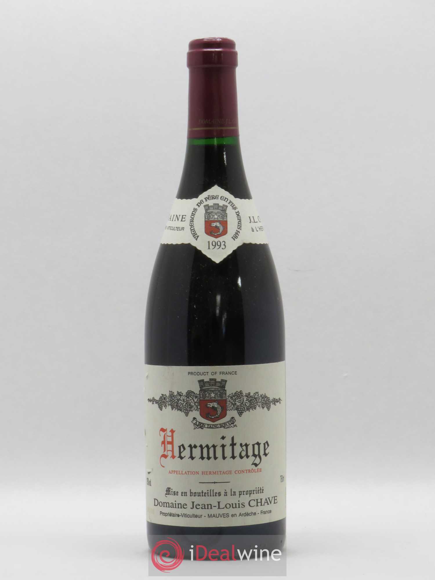 Hermitage Jean-Louis Chave 1993 - Lot de 1 bouteille - 0