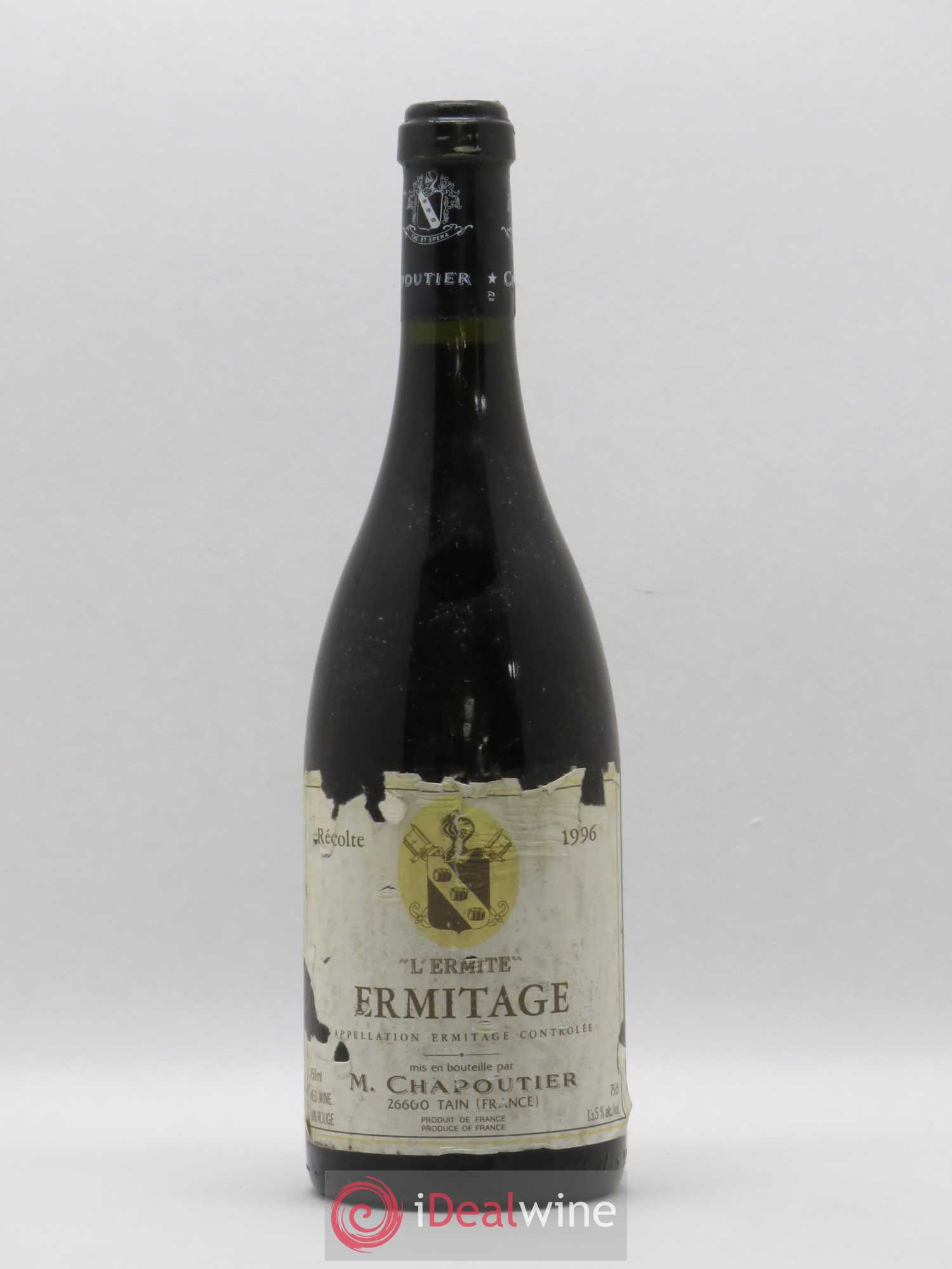 Hermitage Ermitage l'Ermite Chapoutier (sans prix de réserve) 1996 - Lot de 1 bouteille - 0