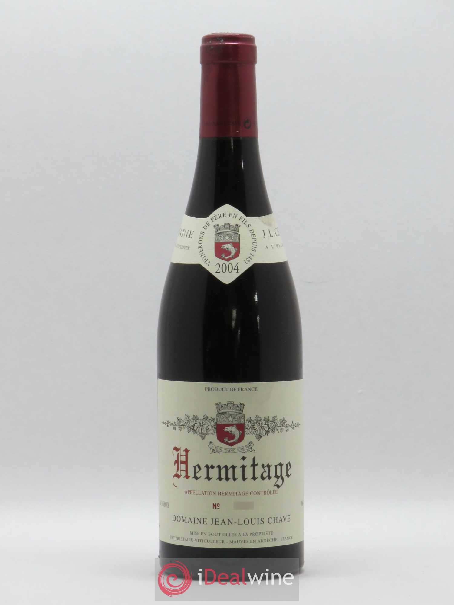 Hermitage Jean-Louis Chave 2004 - Lot de 1 bouteille - 0