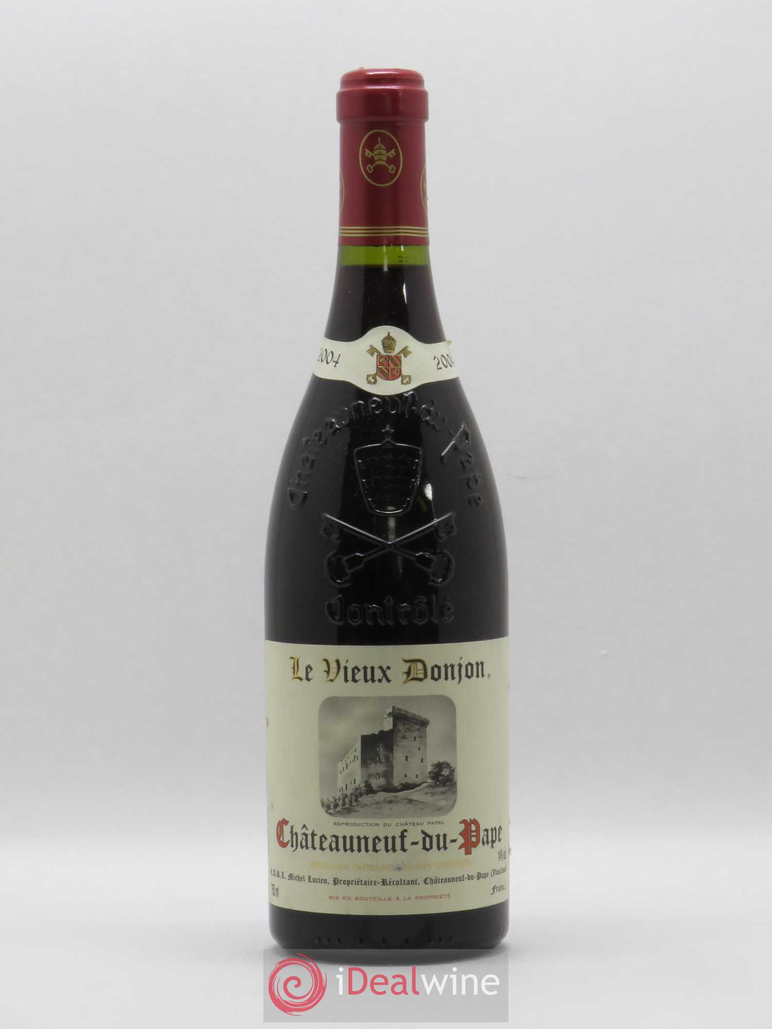 Châteauneuf-du-Pape Le Vieux Donjon Michel Lucien (sans prix de réserve) 2004 - Lot de 1 bouteille - 0