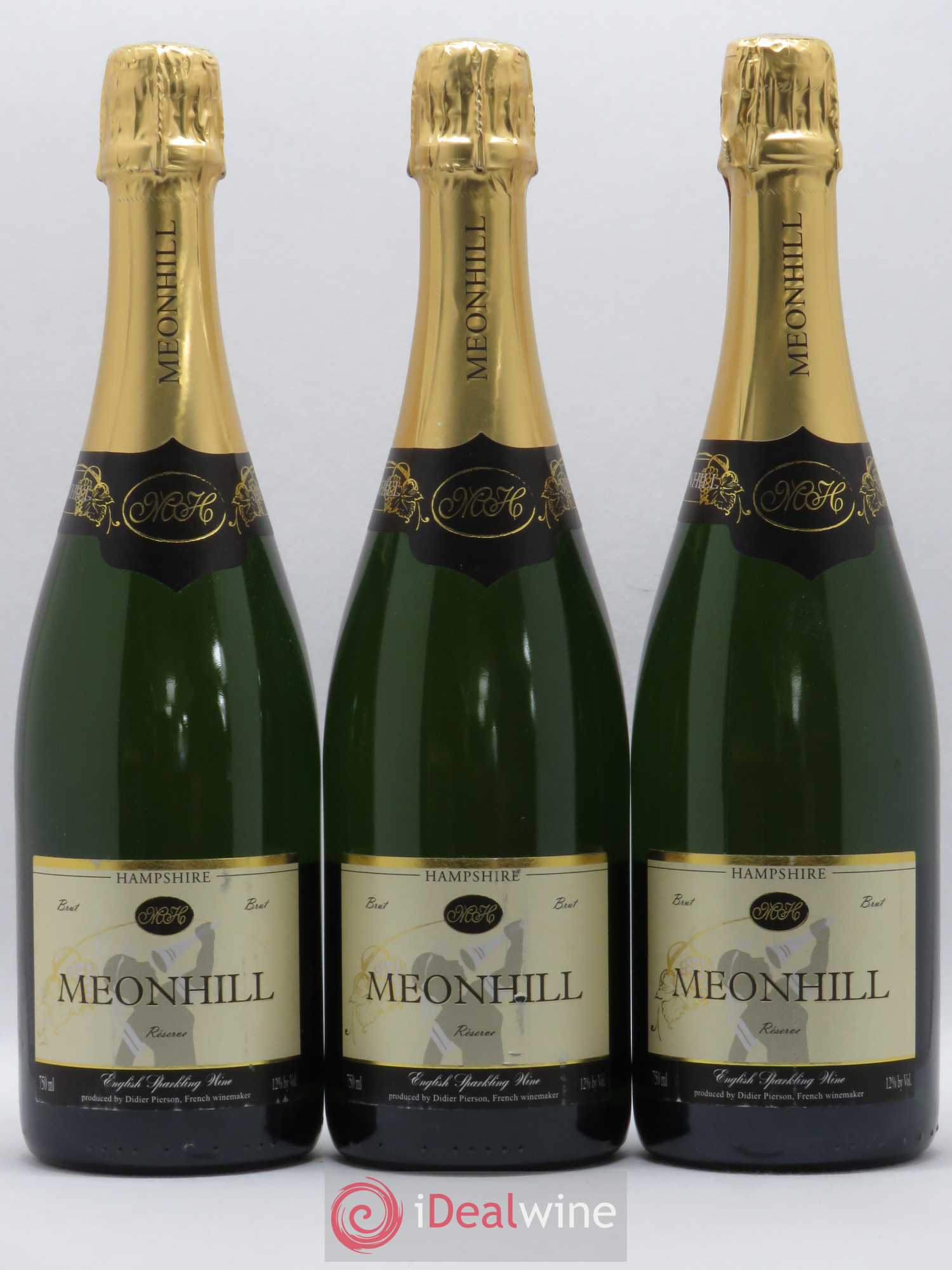 Vins Etrangers Angleterre Meonhil Brut Hampshire (sans prix de réserve) - Posten von 3 Flaschen - 0